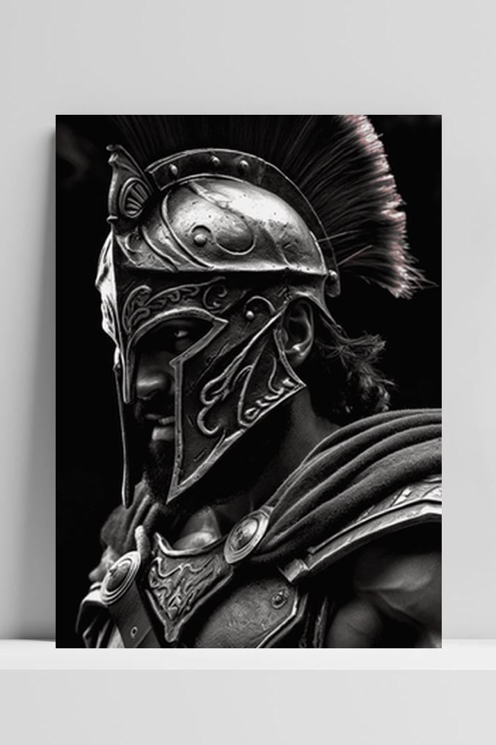300 Spartaan op 3mm aluminium dibond