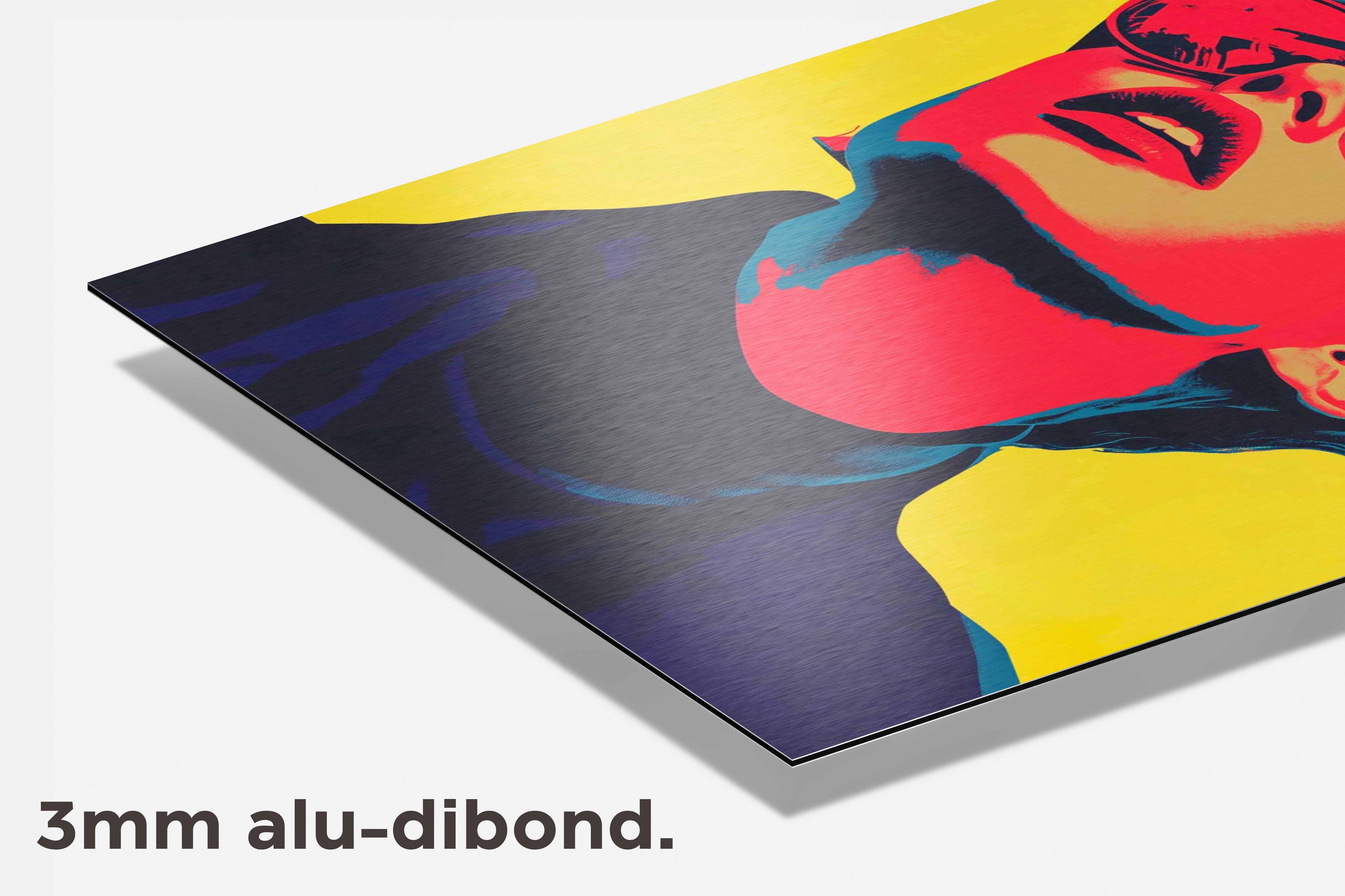 Mode Pop Art dibond detail