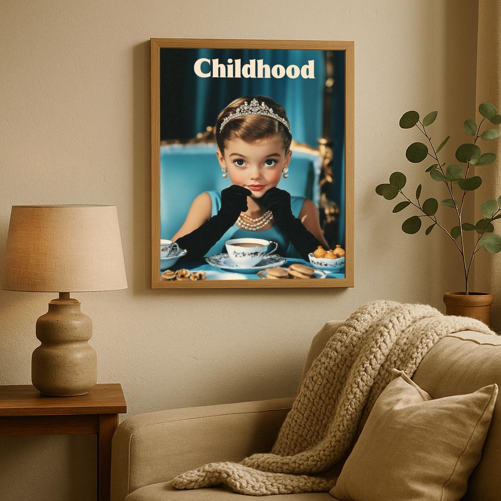 Childhood Princess Text poster sfeerbeeld 1