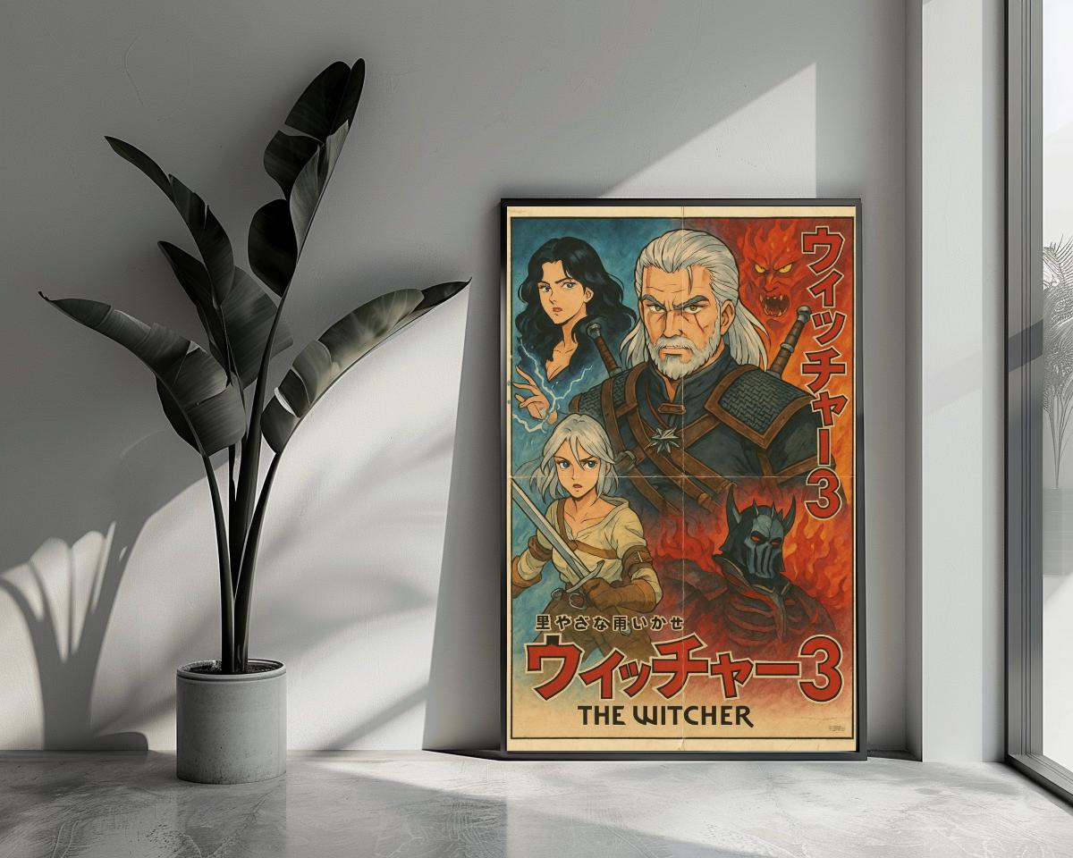 The Witcher Manga poster van 25 Artstreet