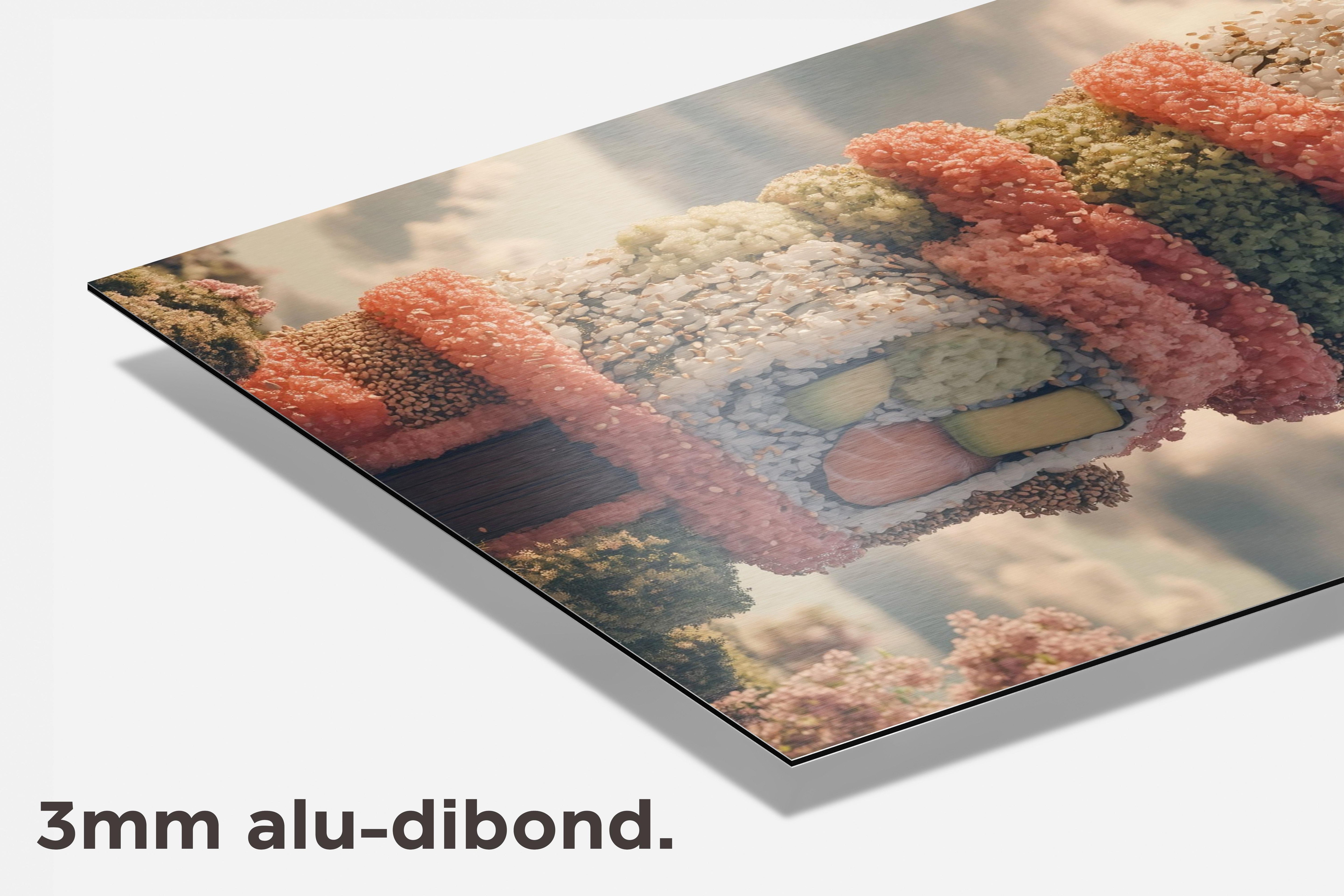 Tonijn Sushirol dibond detail