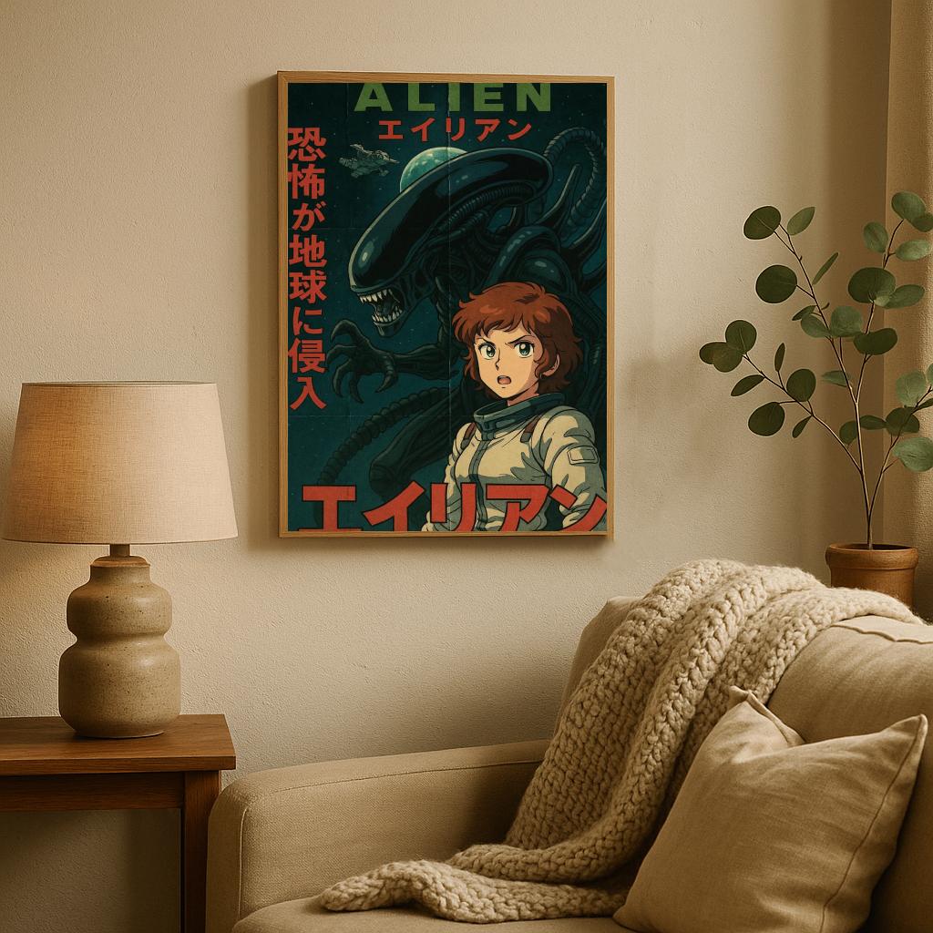 Alien Manga Text poster sfeerbeeld 2