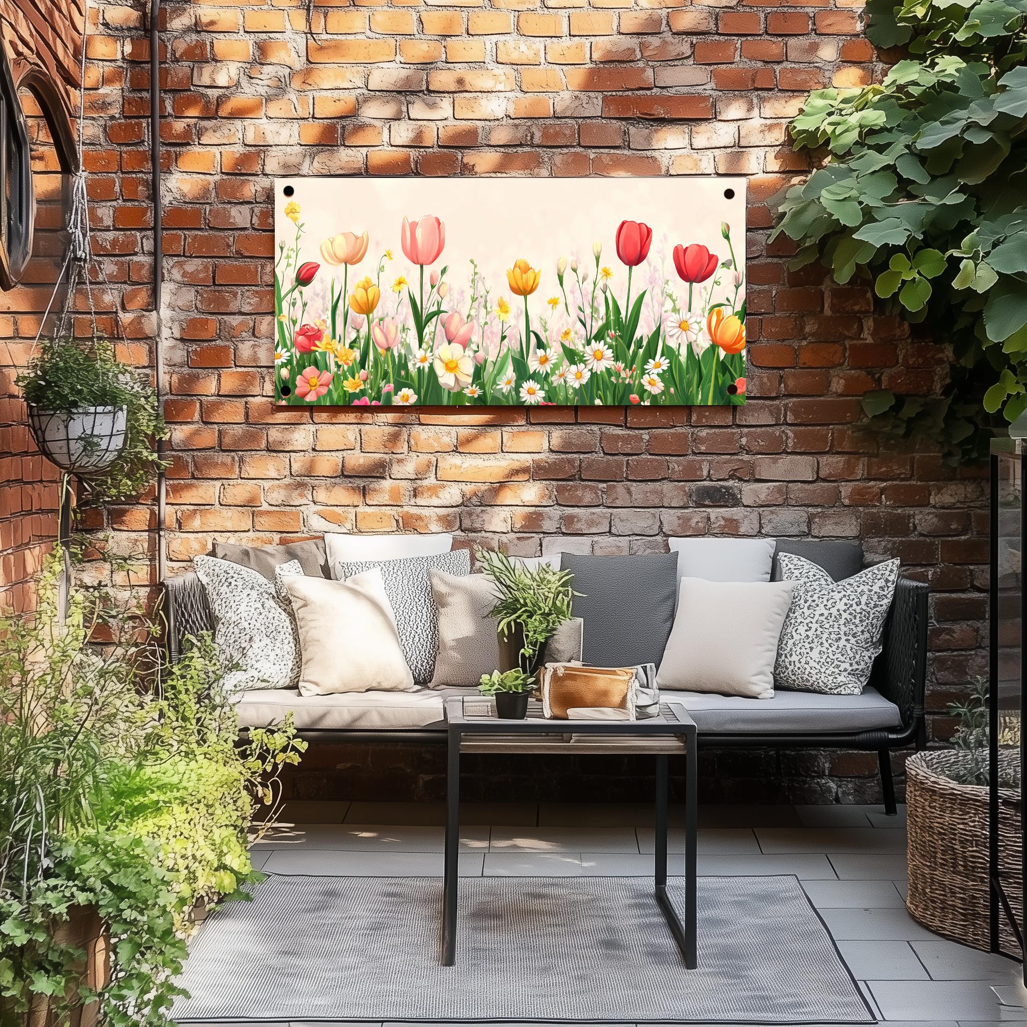 Tuinposter Bloemen sfeerbeeld 3