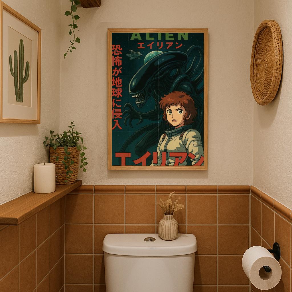 Alien Manga Text poster sfeerbeeld 3