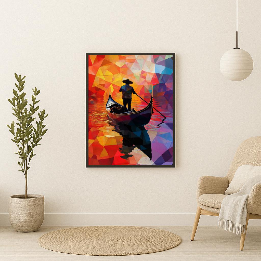 Gondola Venice Pop Art poster sfeerbeeld 2