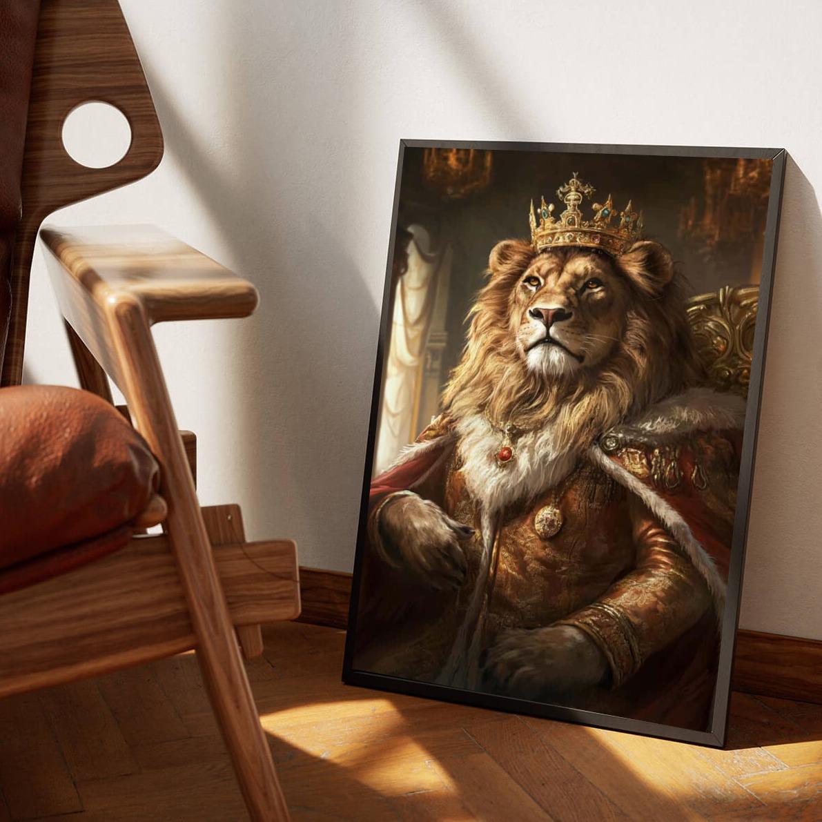 King Lion poster van 25 Artstreet