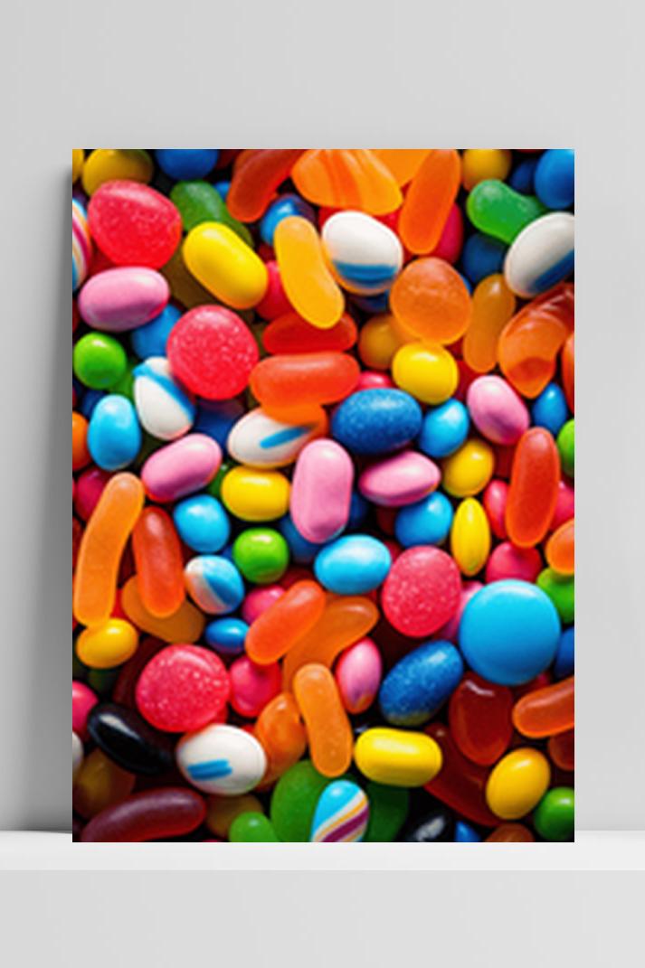 Snoepgoed op 3mm aluminium dibond