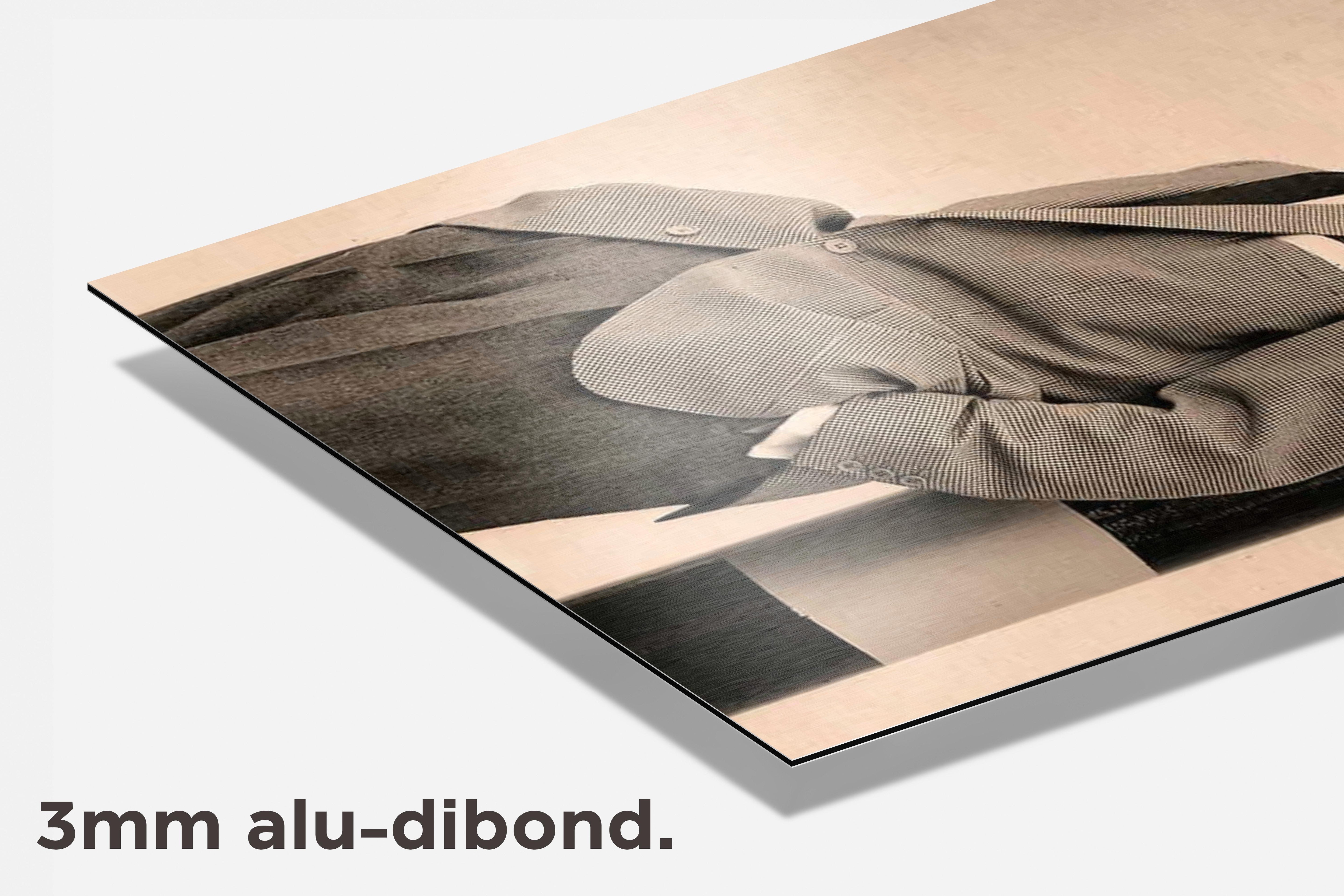 Frank Sinatra dibond detail