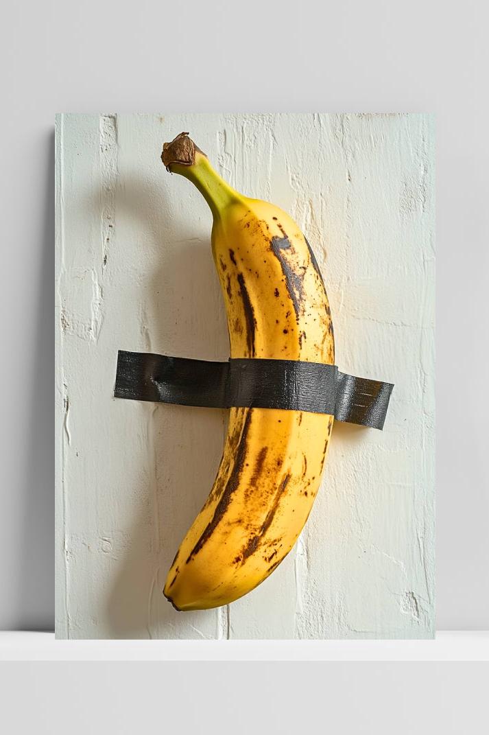 Banaan op 3mm aluminium dibond