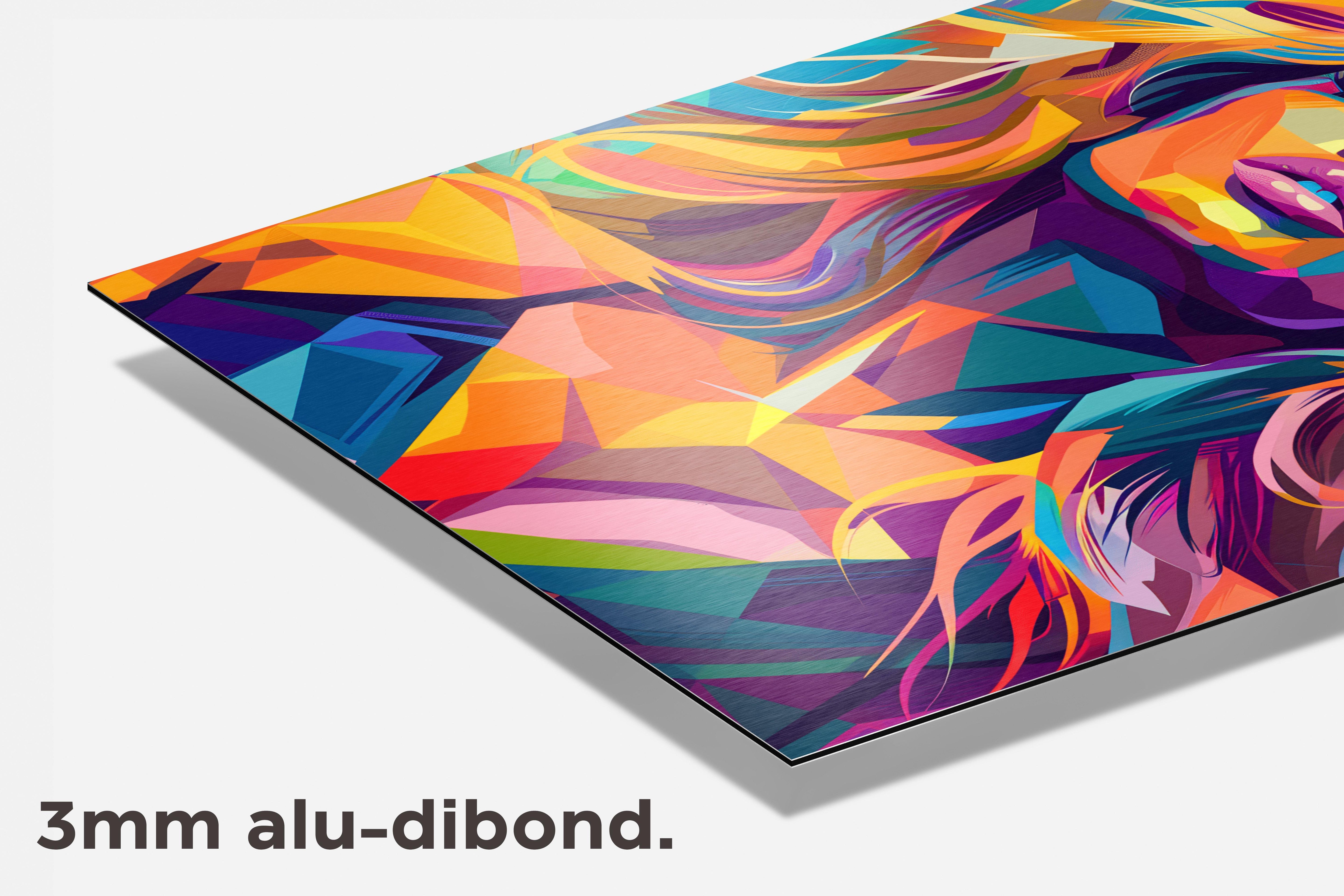 Pamela Anderson WPAP dibond detail