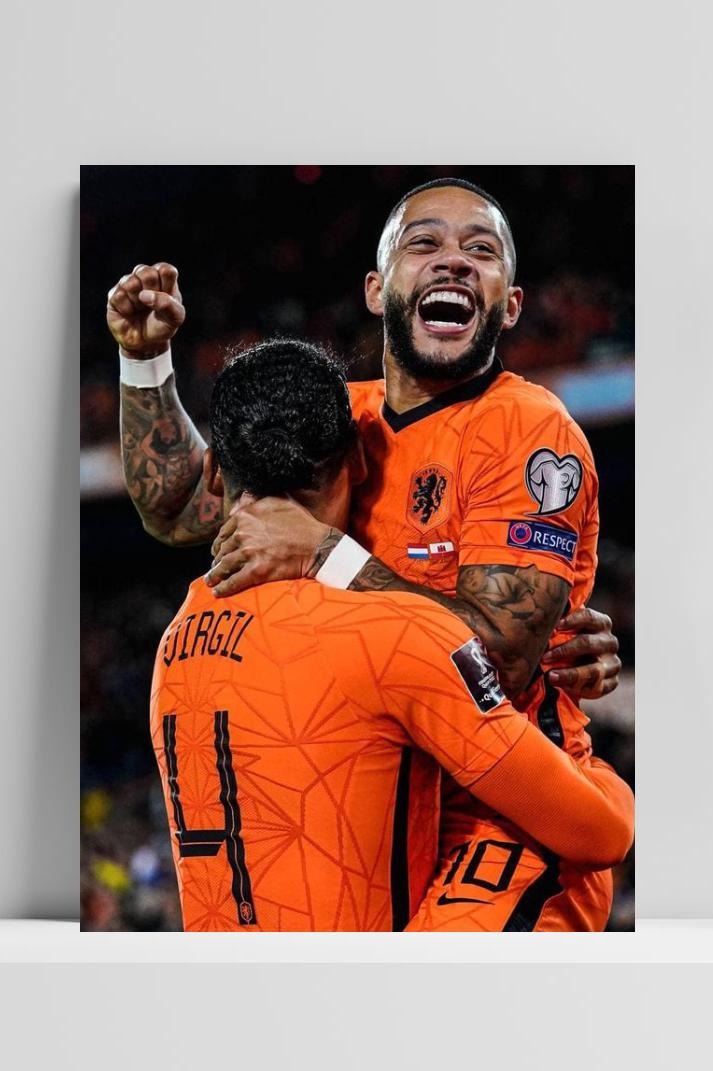 Memphis & Virgil op 3mm aluminium dibond
