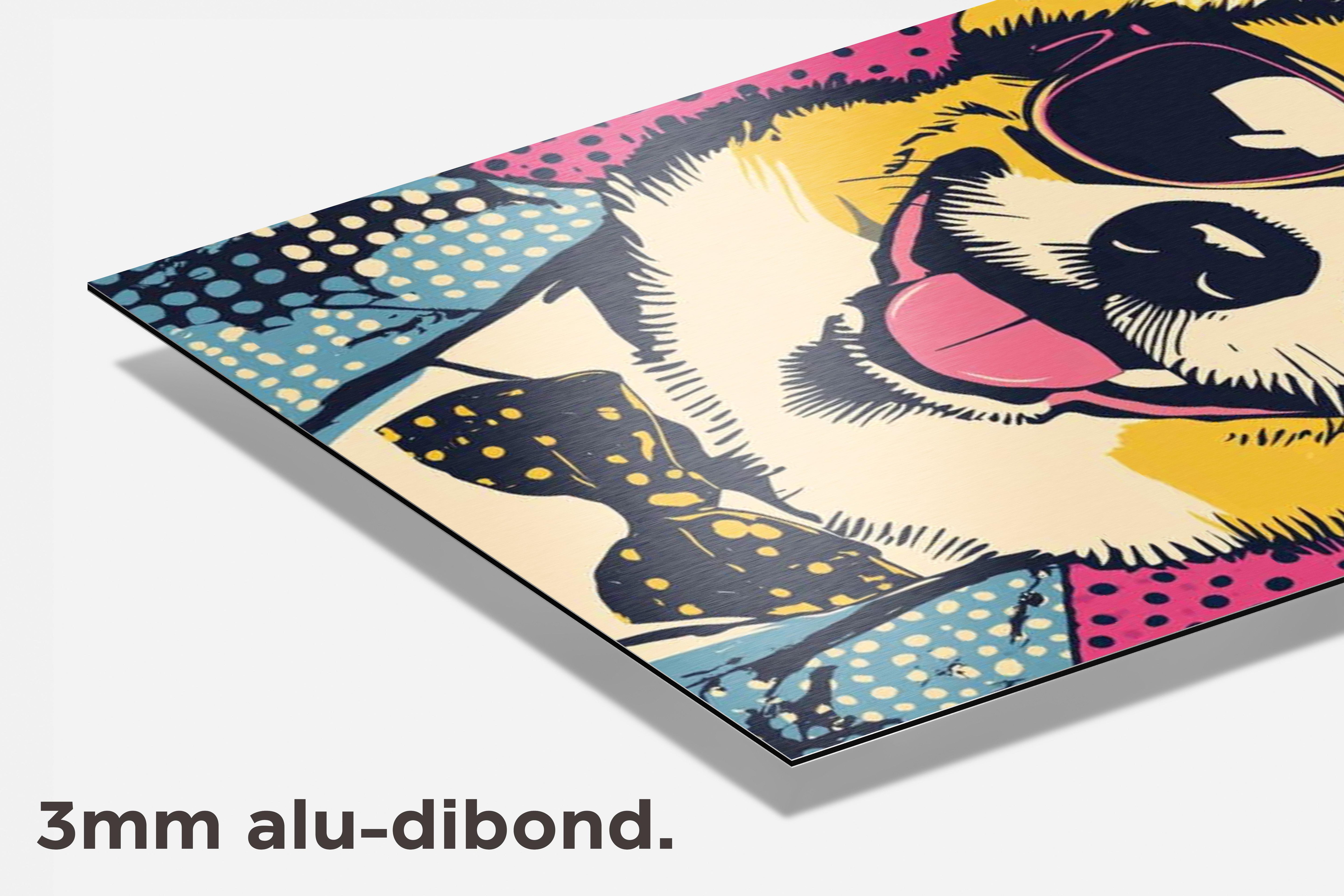 Corgi dibond detail