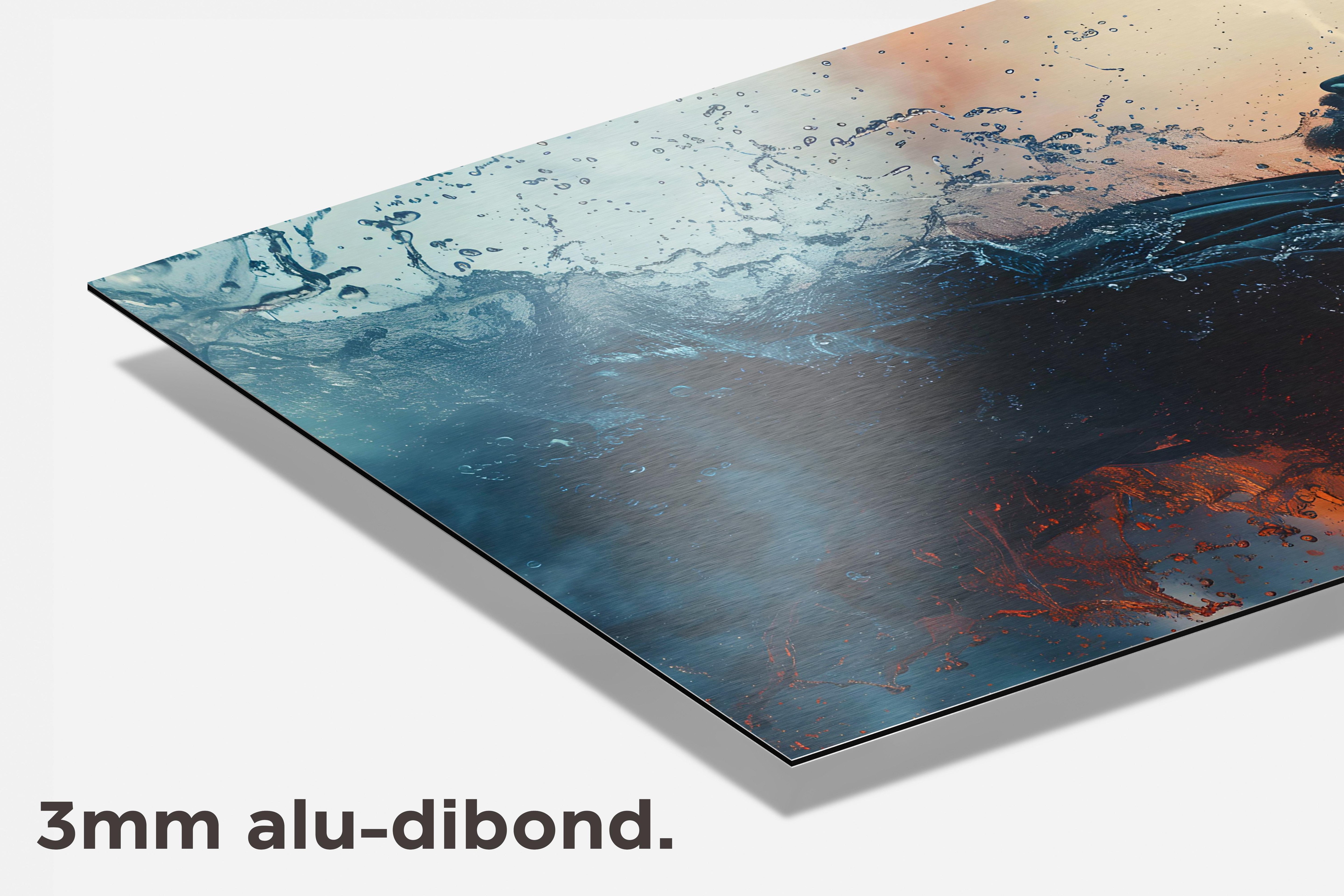 Samoerai Water Spat dibond detail