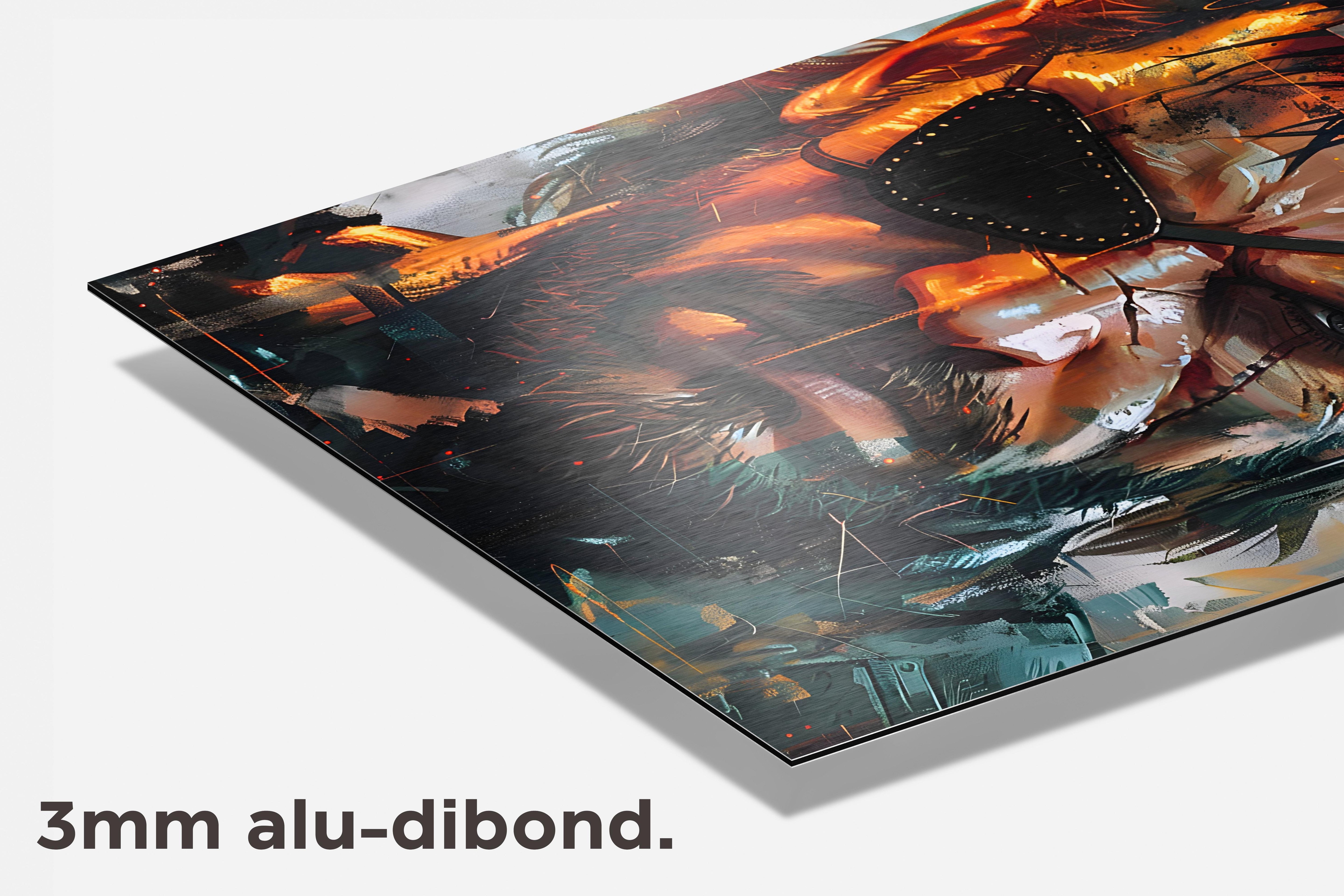 Metal Gear Solid Snake dibond detail