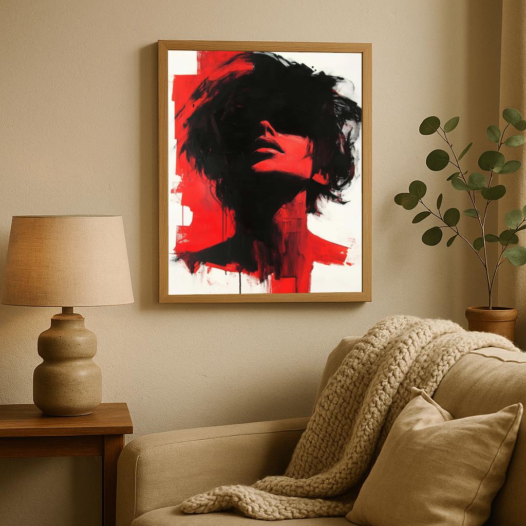 Man Aquarel poster sfeerbeeld 1
