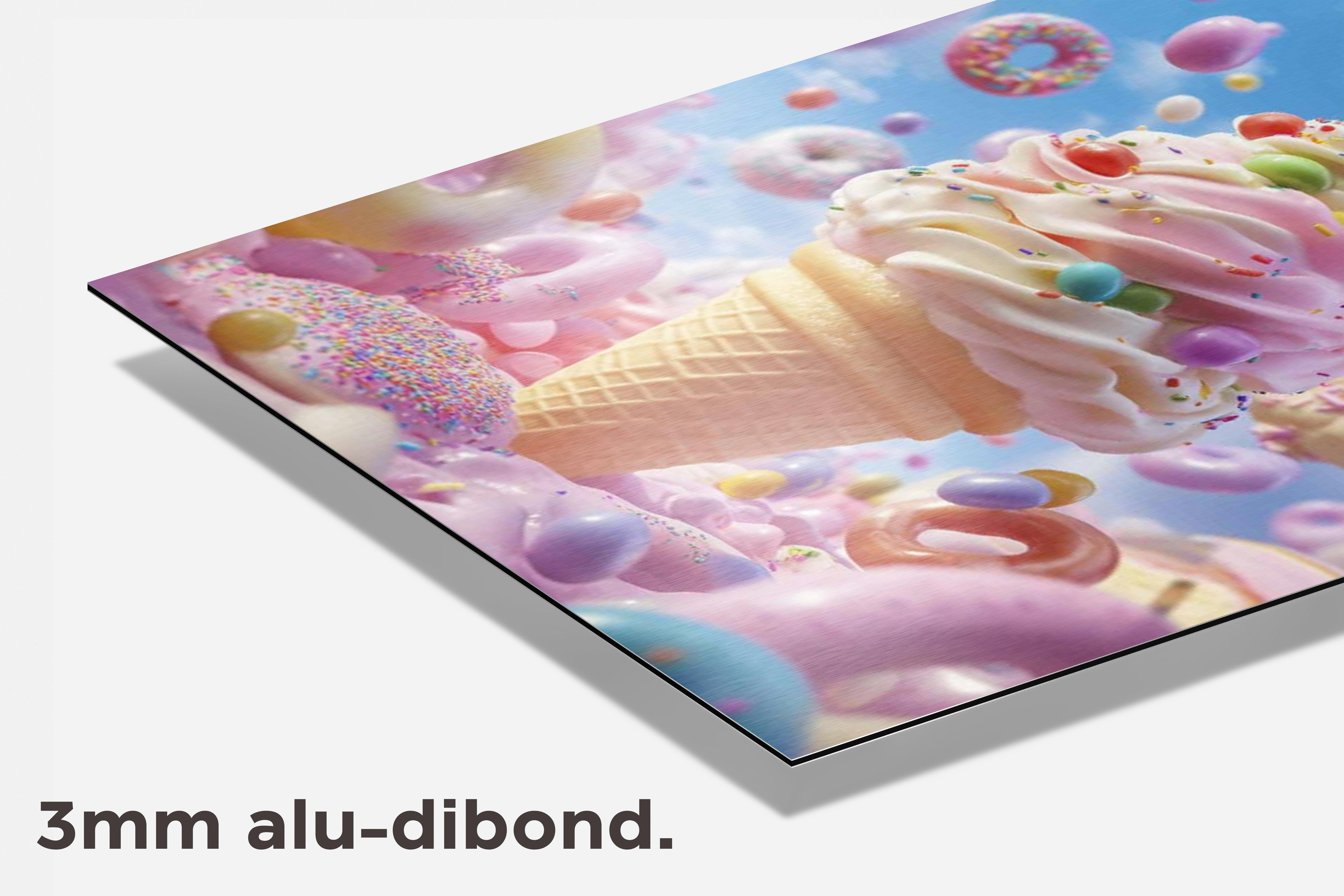 IJsje Donuts dibond detail
