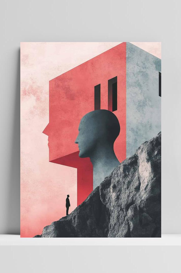 Surrealisme op 3mm aluminium dibond
