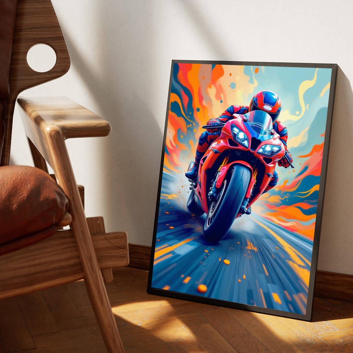 Motorbike poster van 25 Artstreet