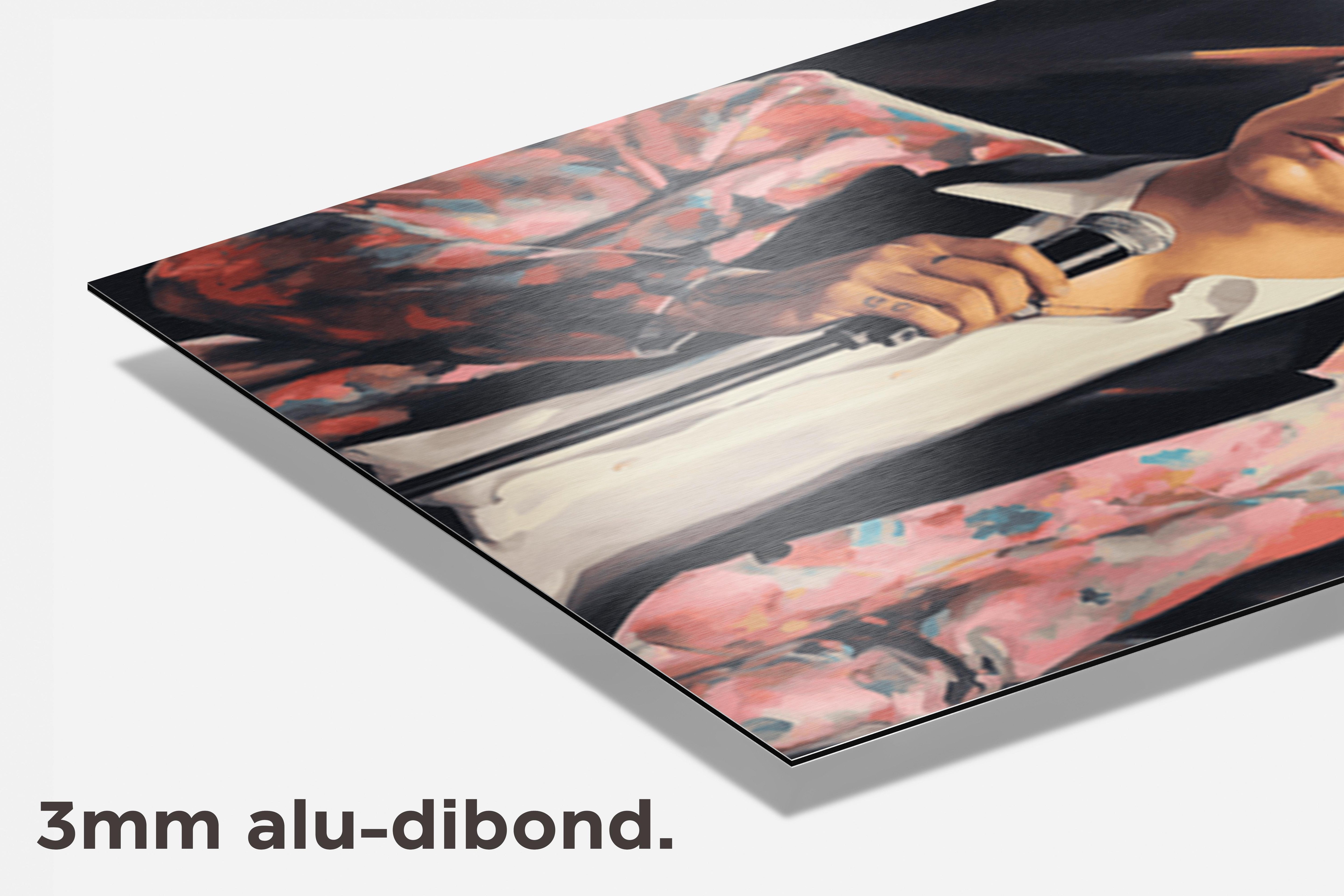 Harry Styles dibond detail