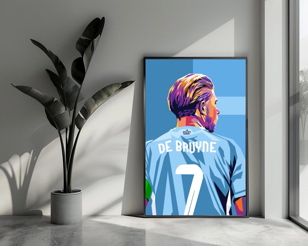 Kevin De Bruyne poster van 25 Artstreet