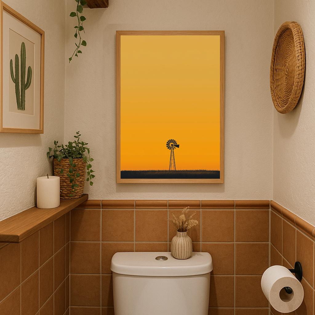 Windmill Minimalistic poster sfeerbeeld 3