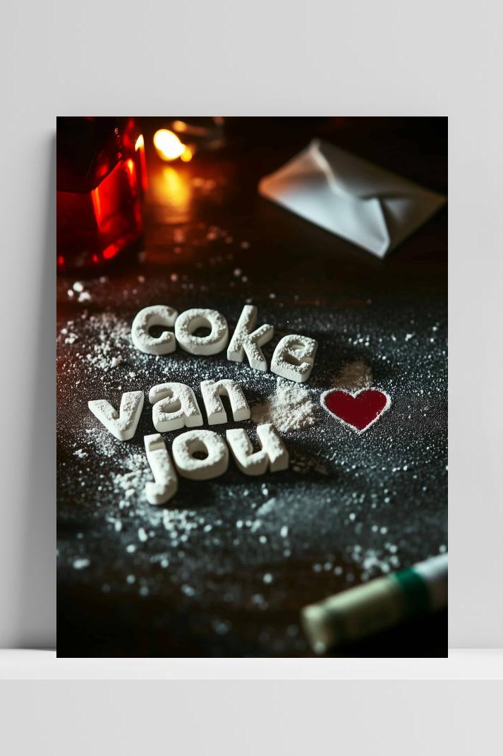 Coke Van Jou op 3mm aluminium dibond