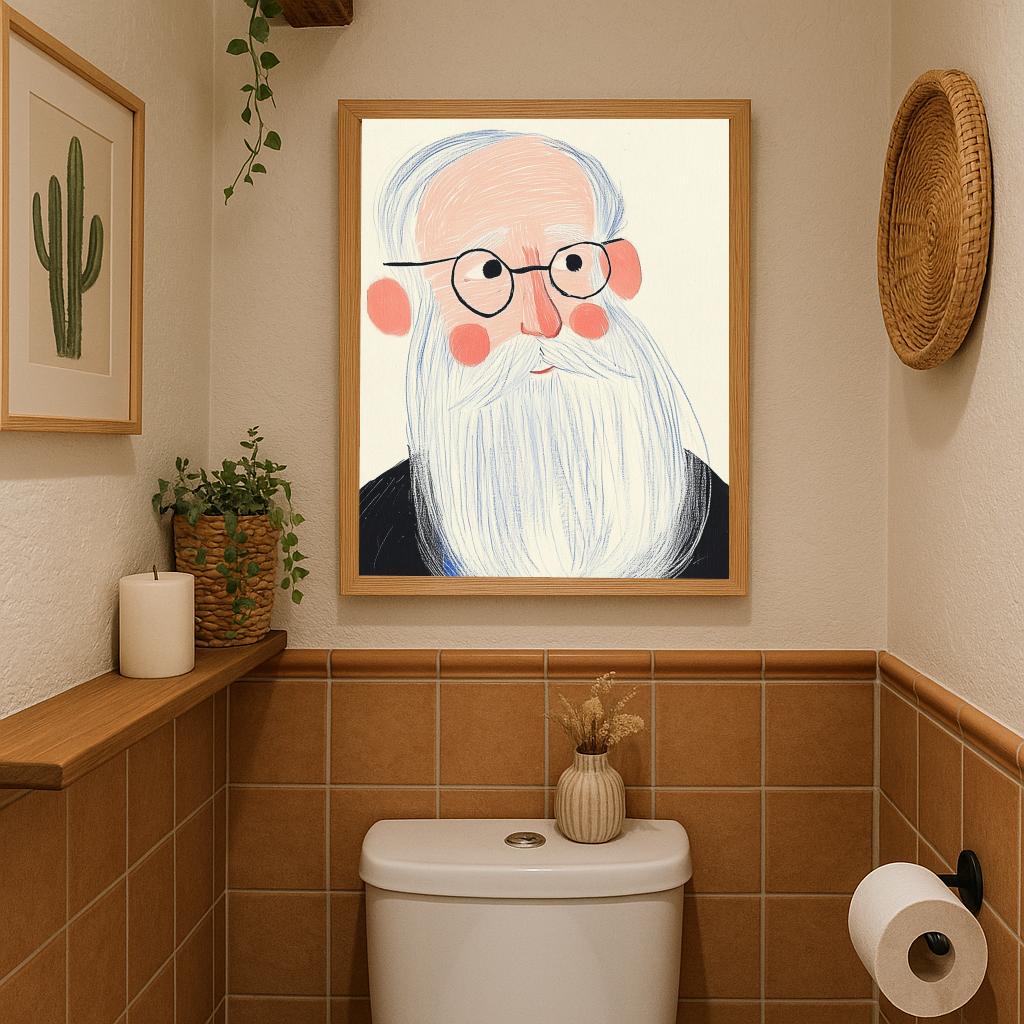 Old Man Cartoon poster sfeerbeeld 2