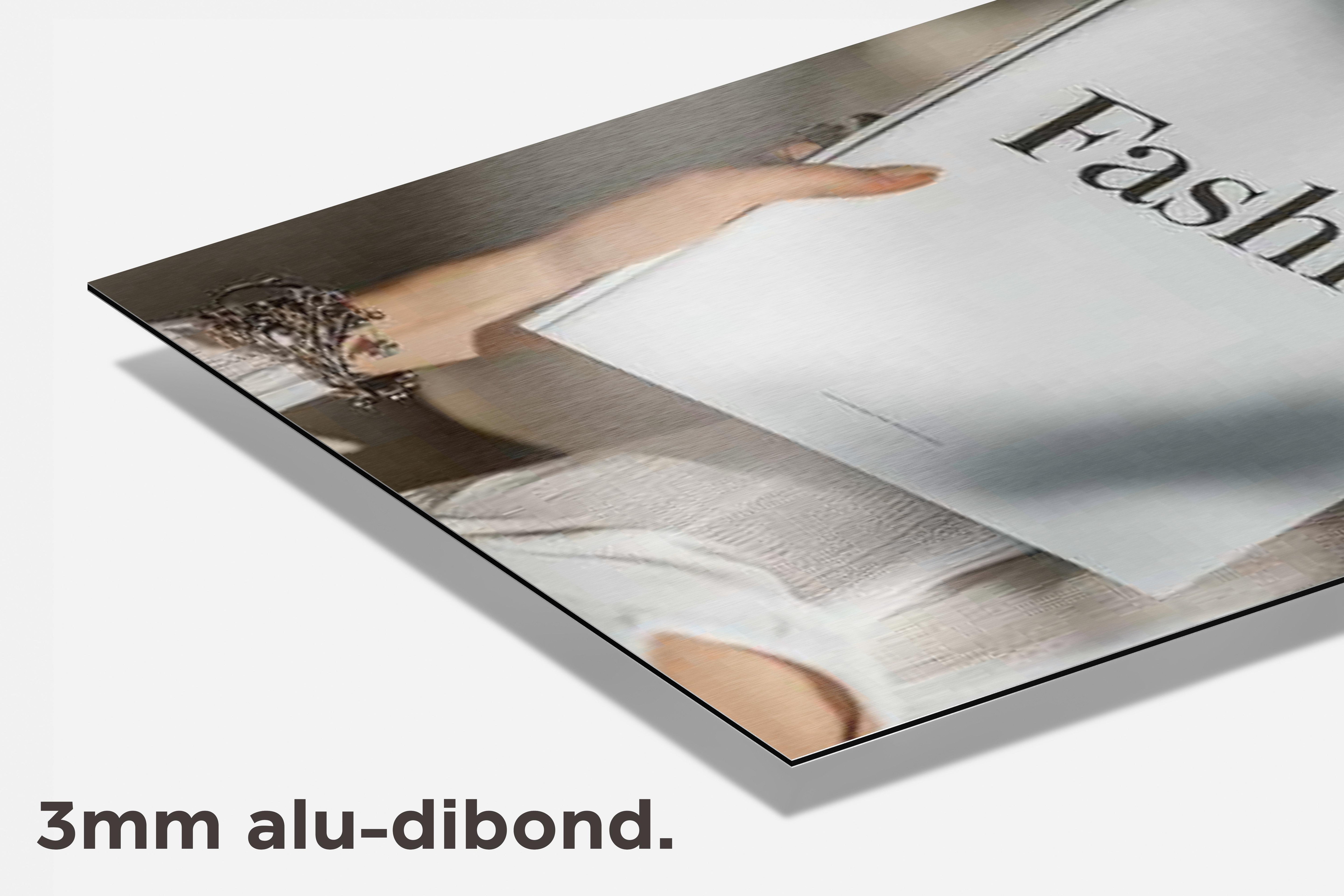 Mode Boek dibond detail