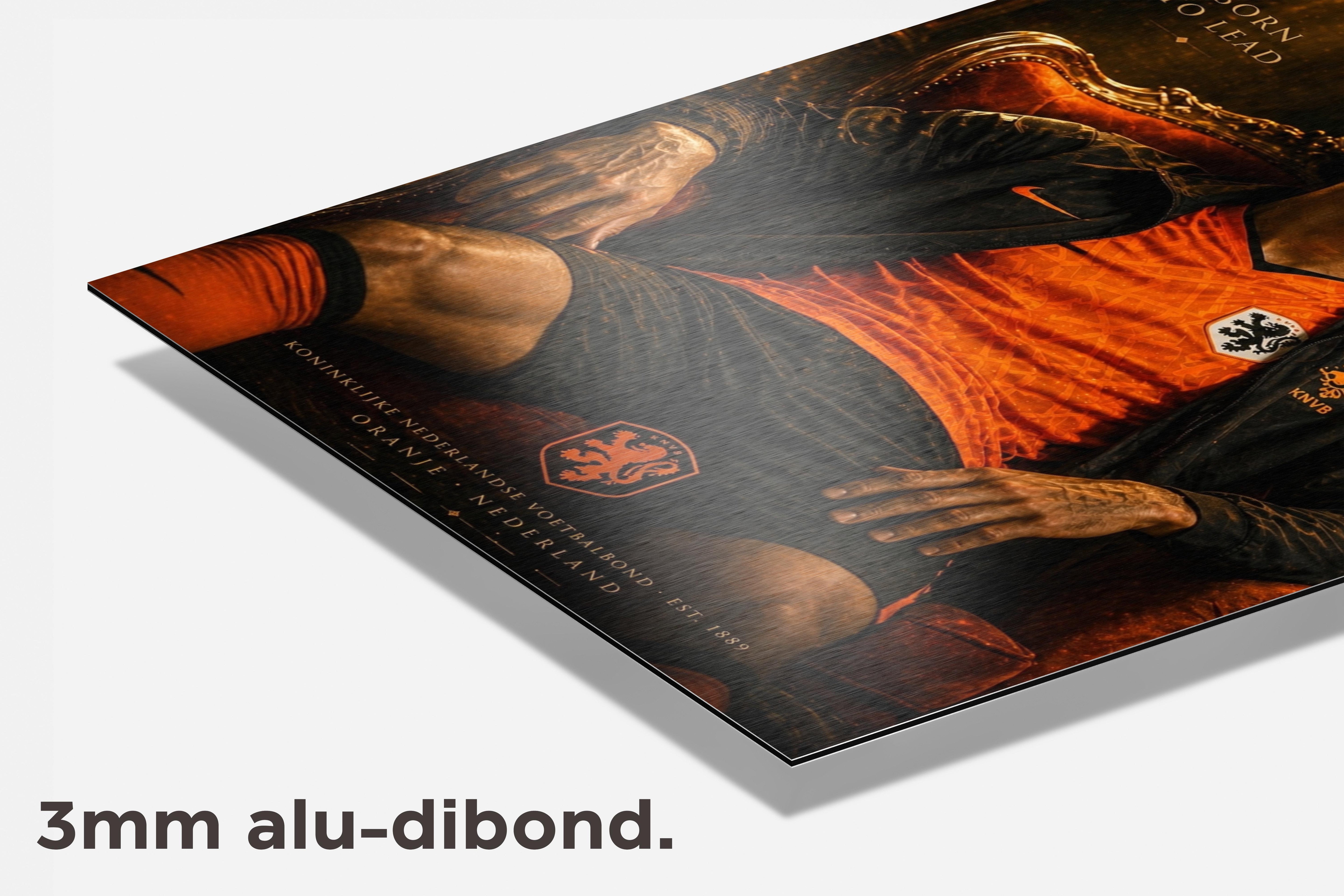 Virgil van Dijk dibond detail