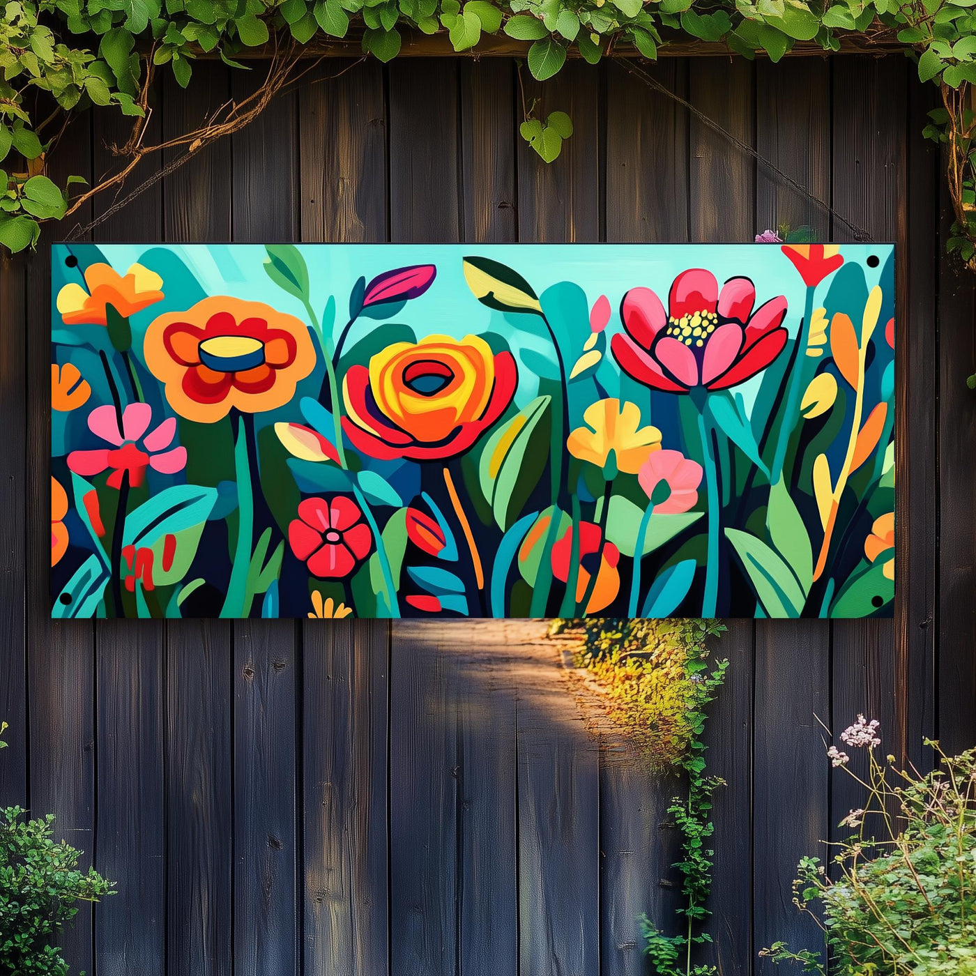 Póster Póster de jardín Flores de Colores de 25 Artstreet