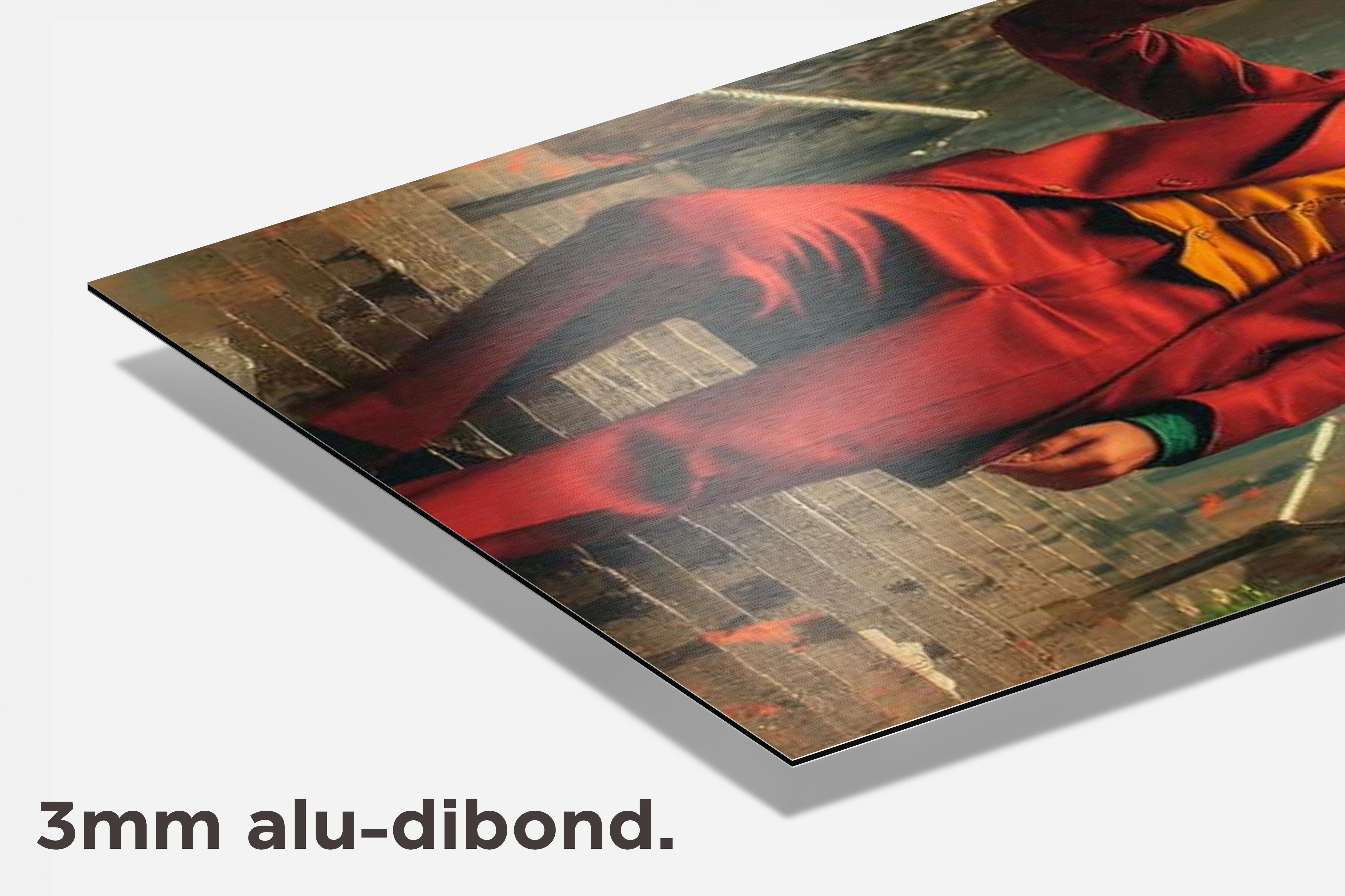 Joker Trappen dibond detail