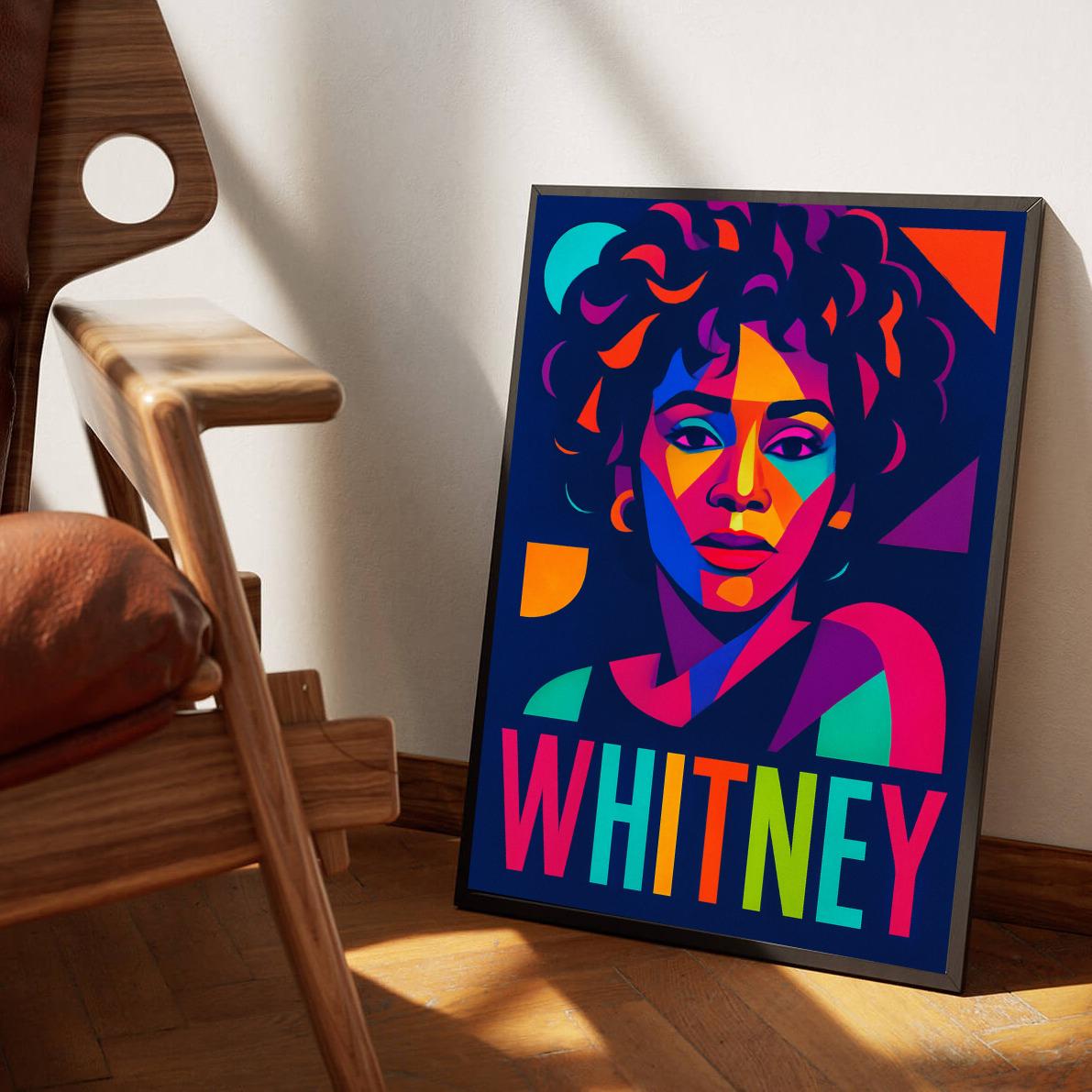 Whitney Houston Pop Art poster sfeerbeeld 3