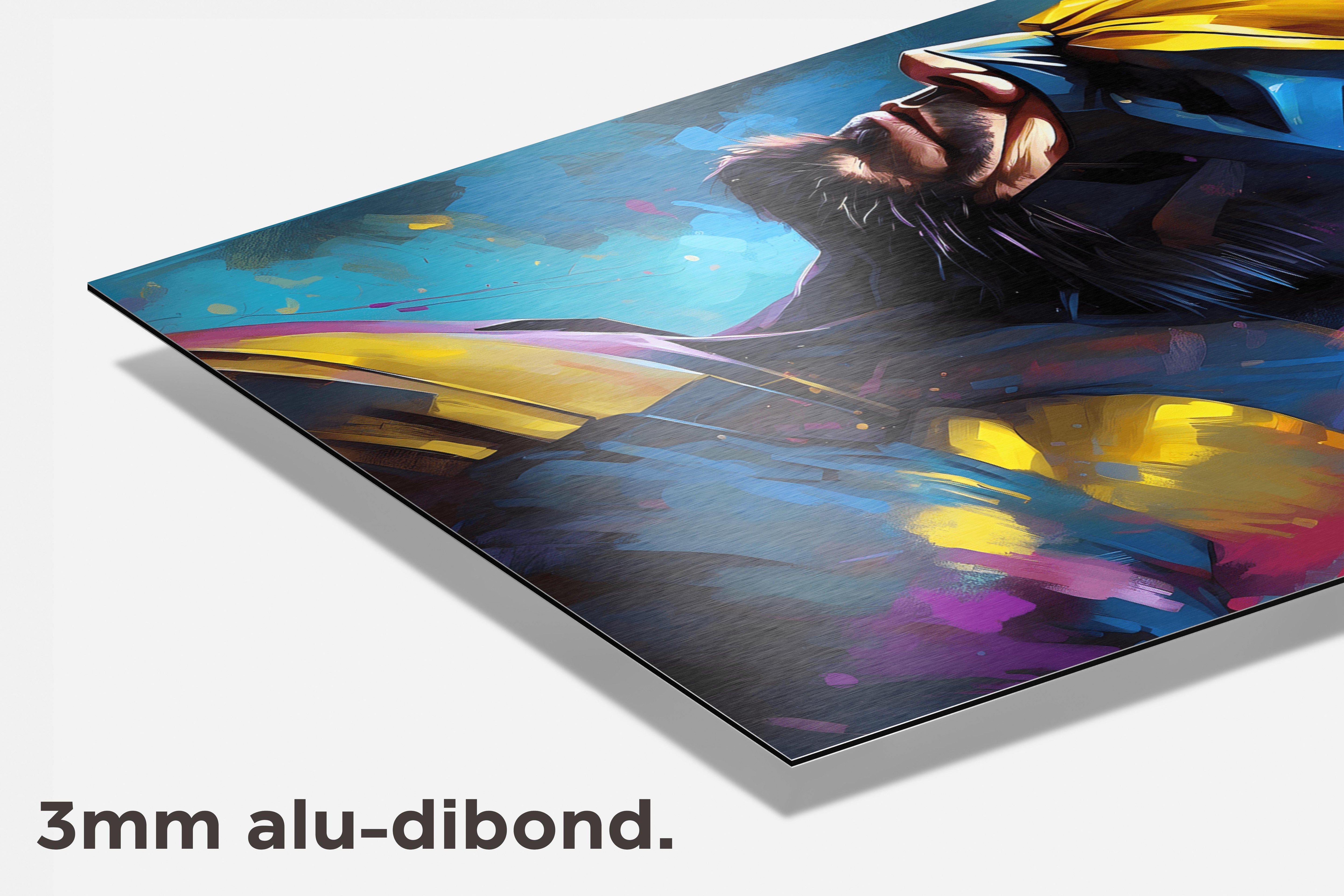 Wolverine Abstract dibond detail