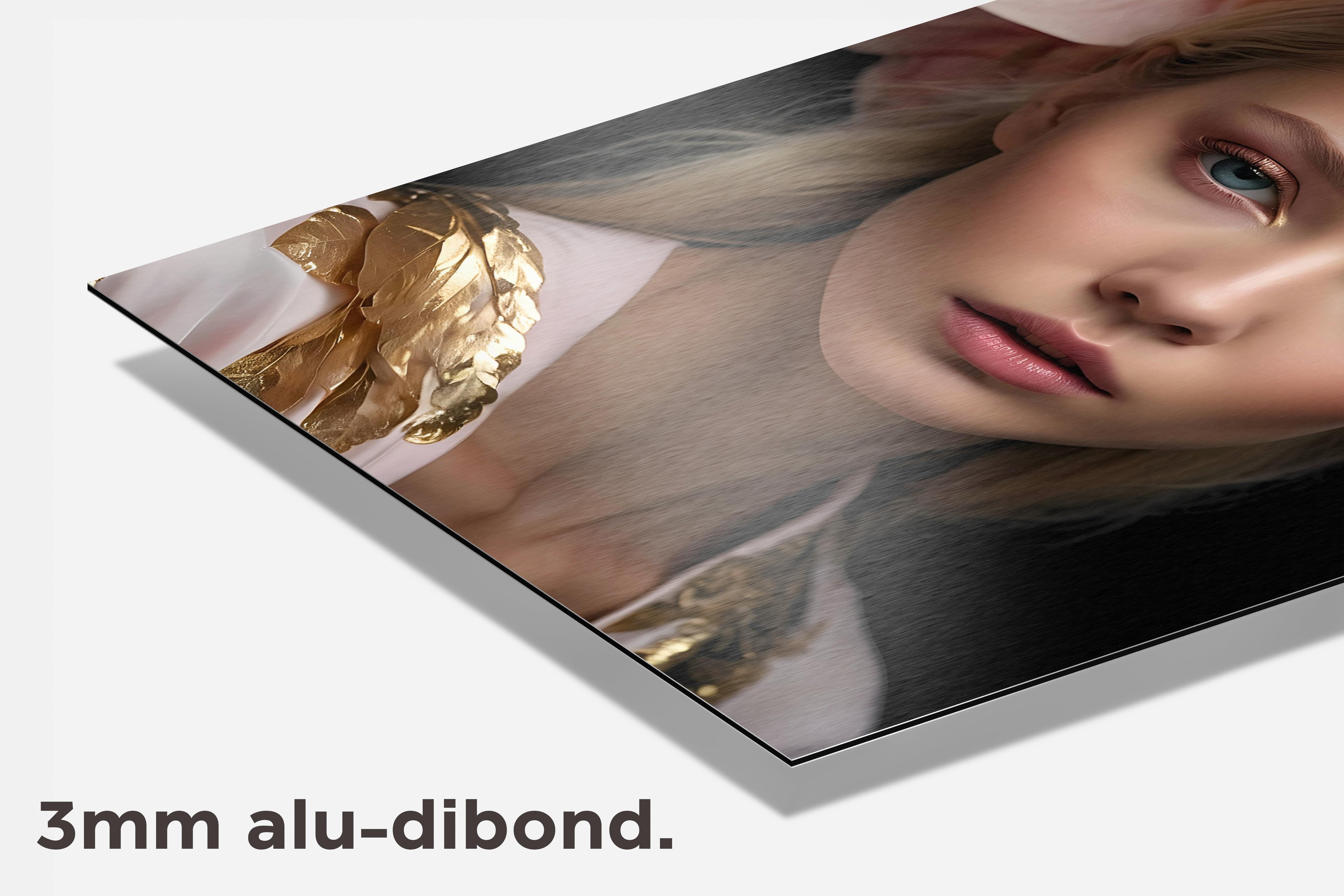 Bloemenportret dibond detail