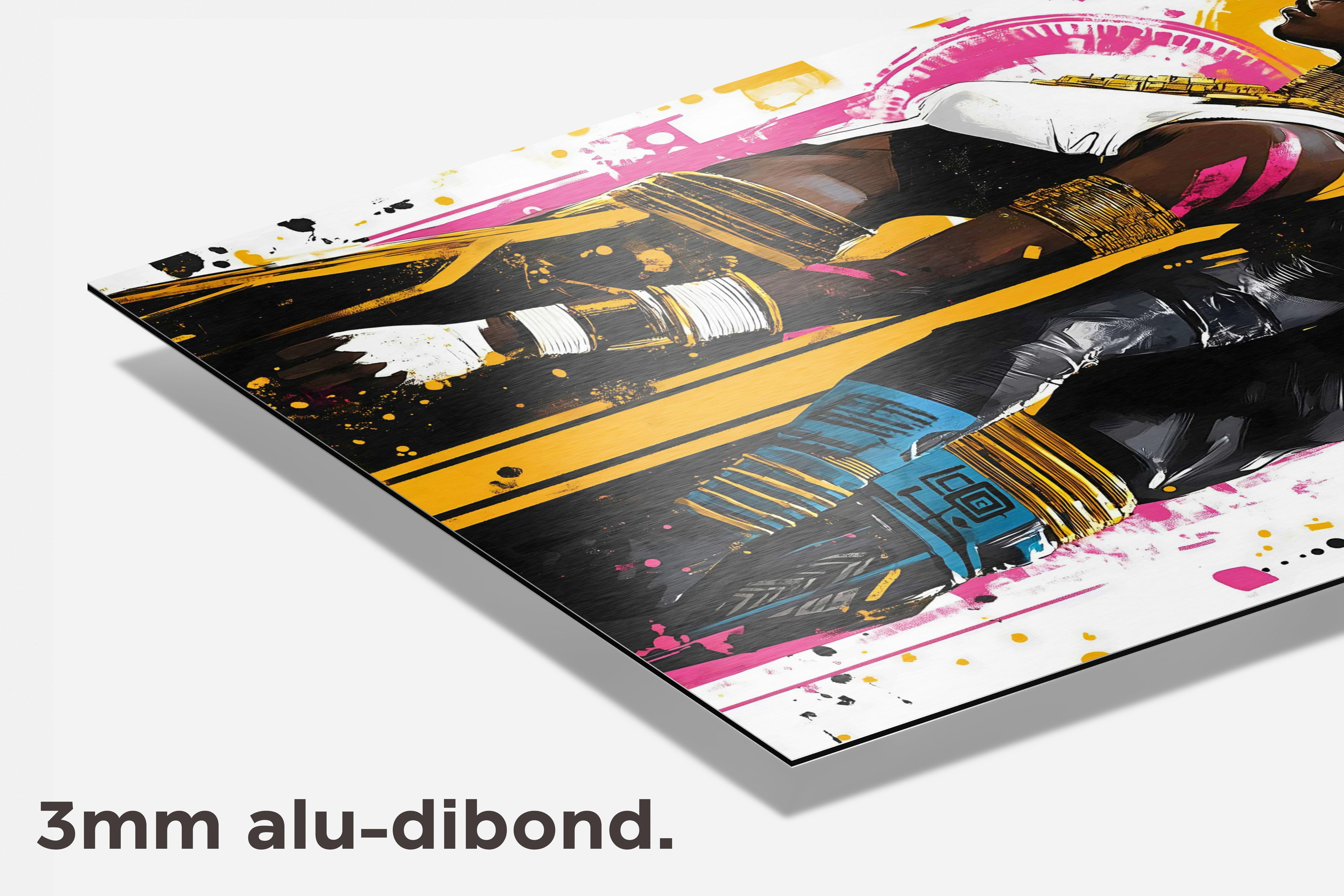 Futuristische Stam dibond detail