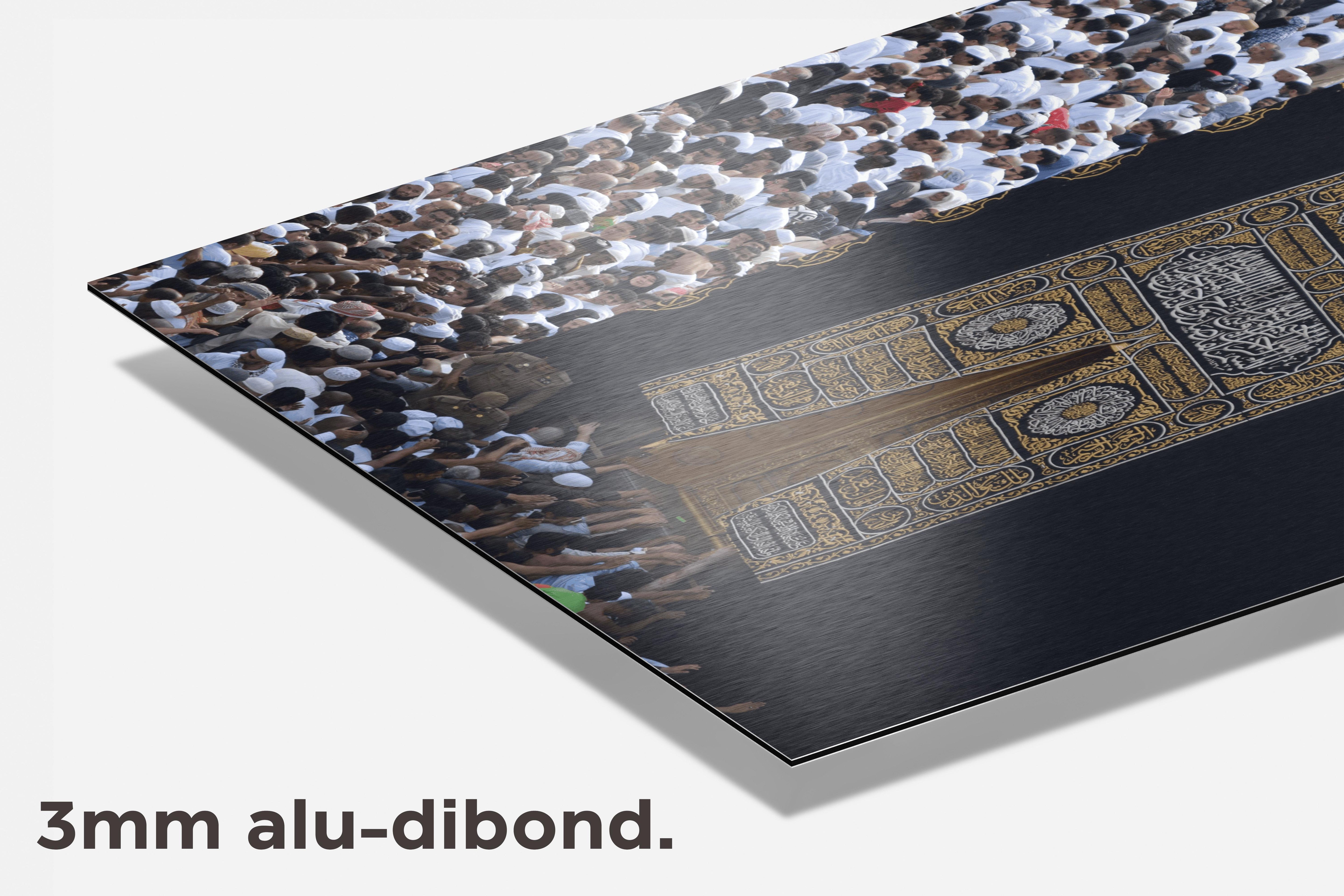 Ka'aba dibond detail