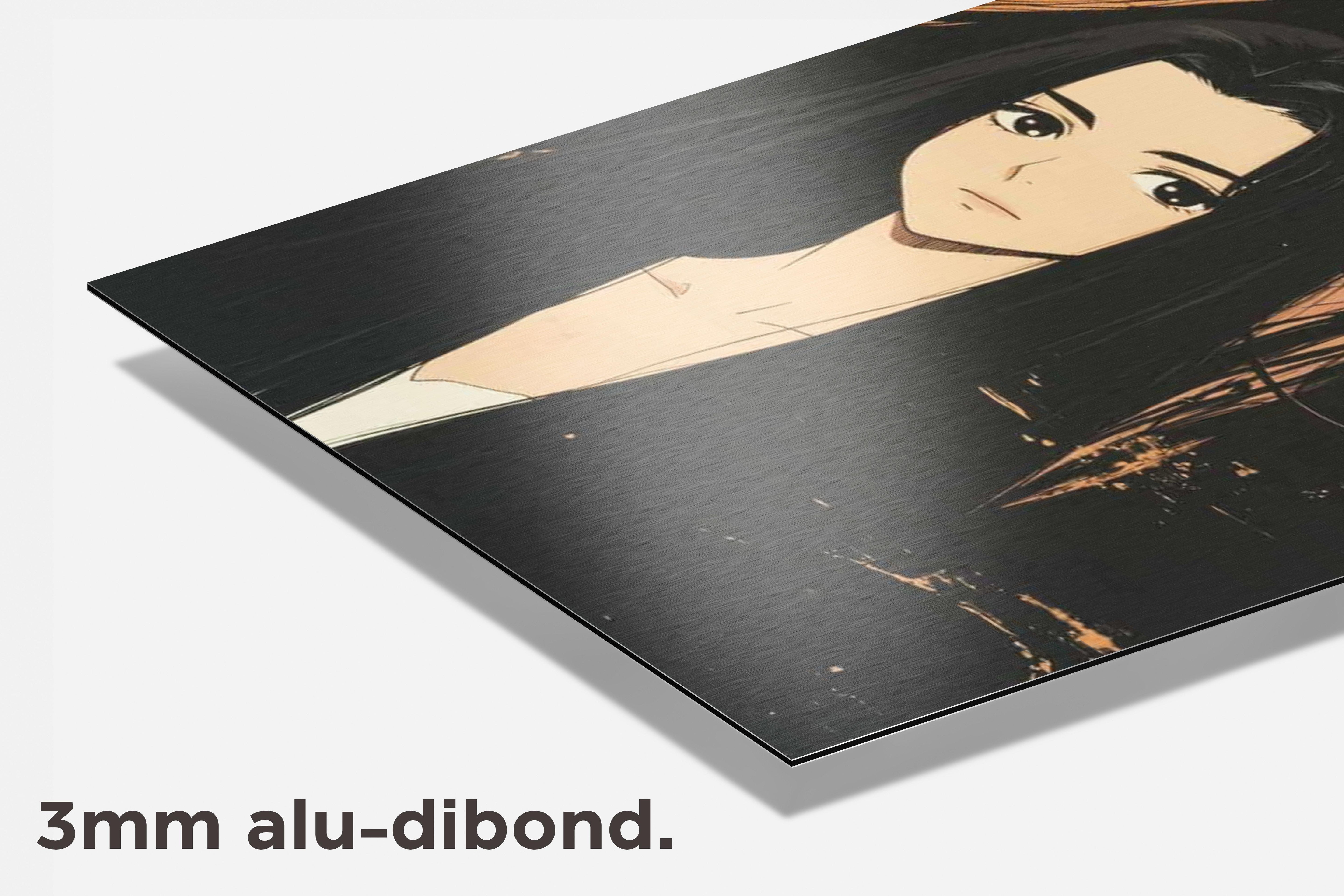 Manga Koppel dibond detail