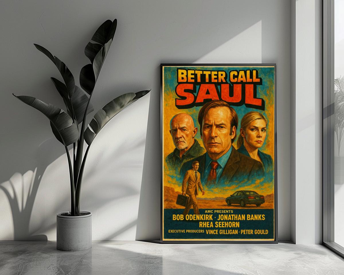 Better Call Saul Art Text poster van 25 Artstreet