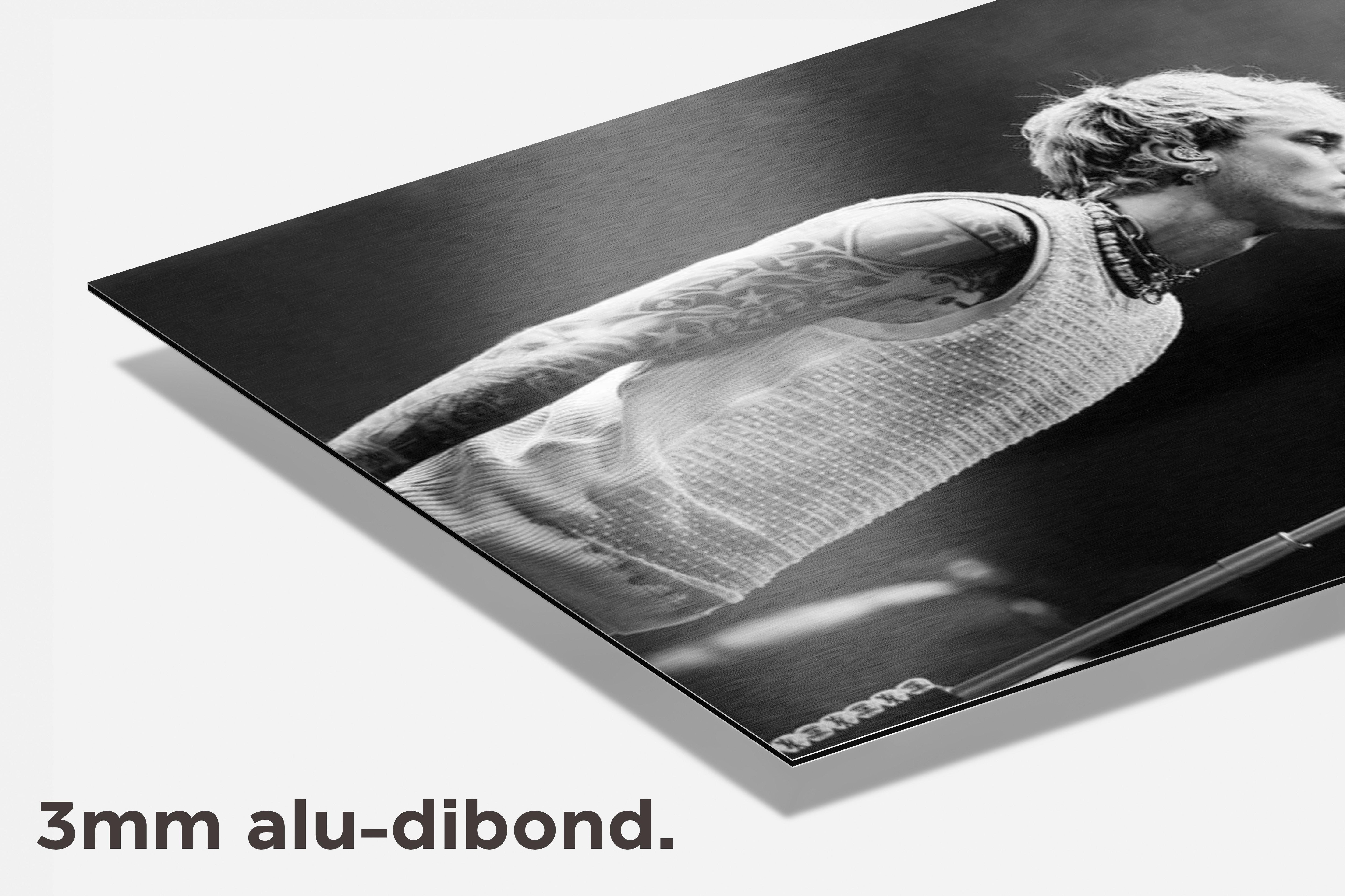 Machine Gun Kelly dibond detail