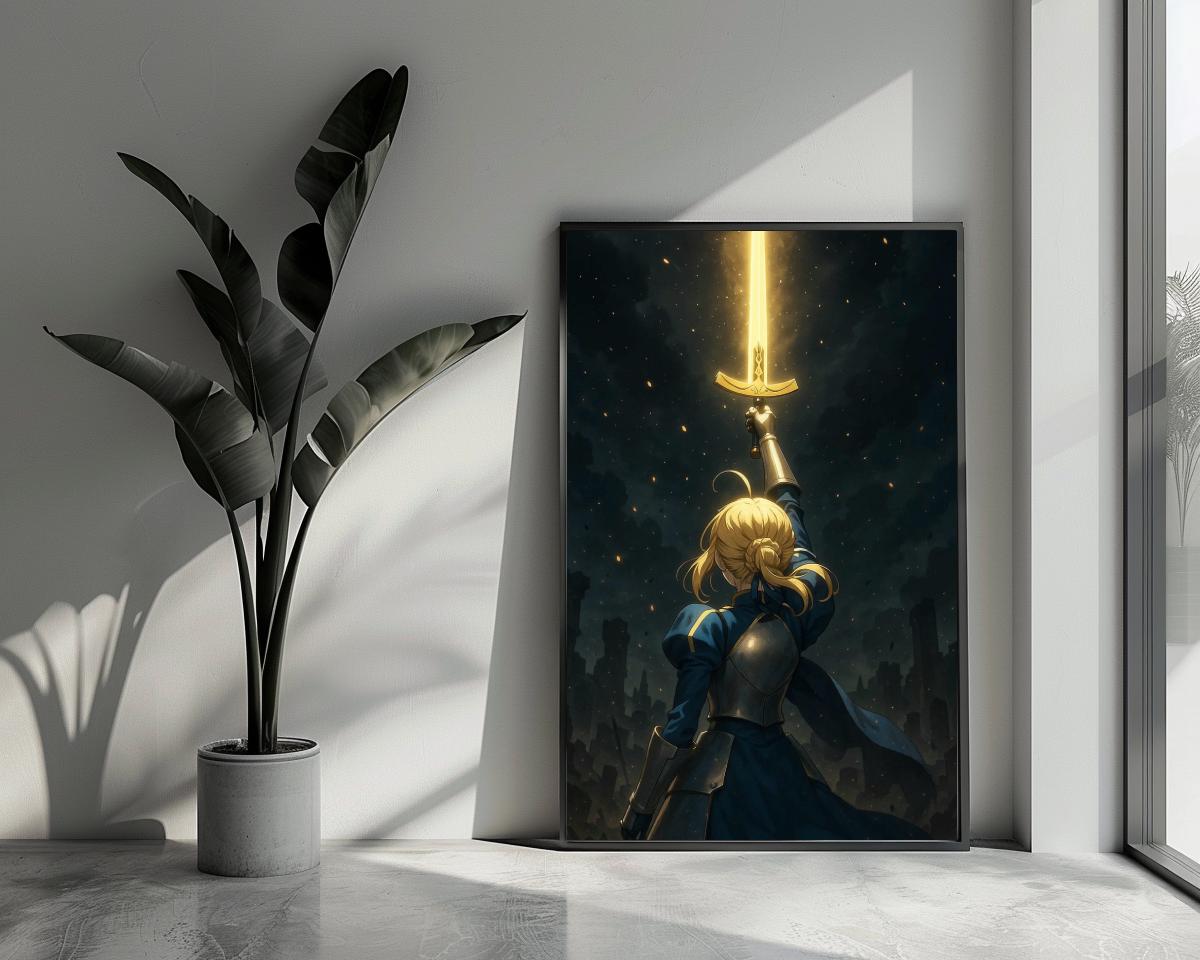Saber Fate/Zero poster van 25 Artstreet