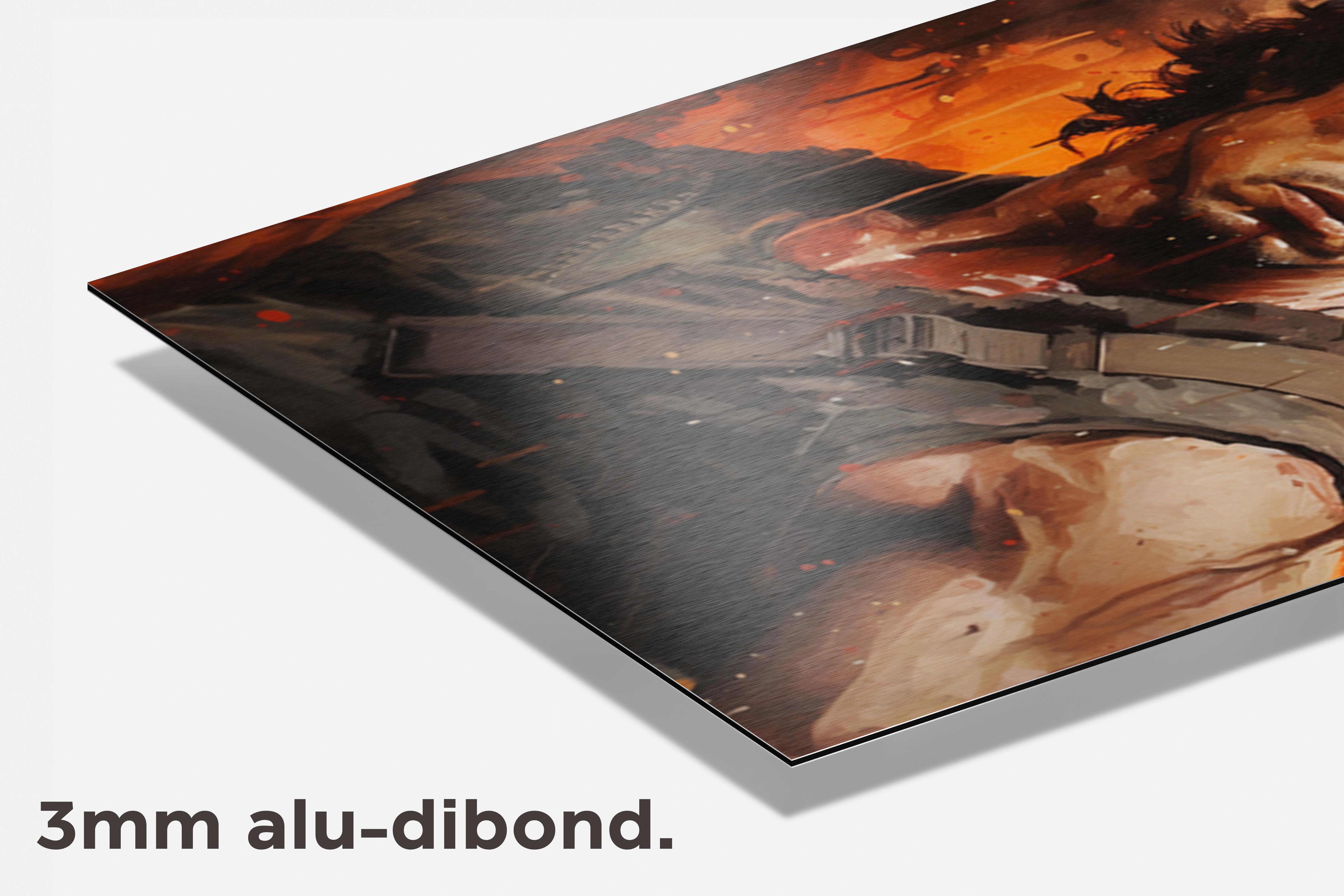 Rambo Abstract dibond detail