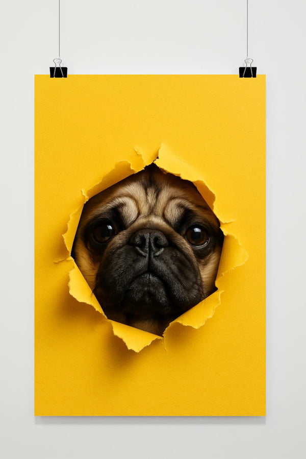 Pug Dog poster