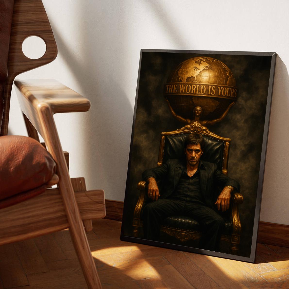 Al Pacino Scarface Tony Montana Text poster sfeerbeeld 3