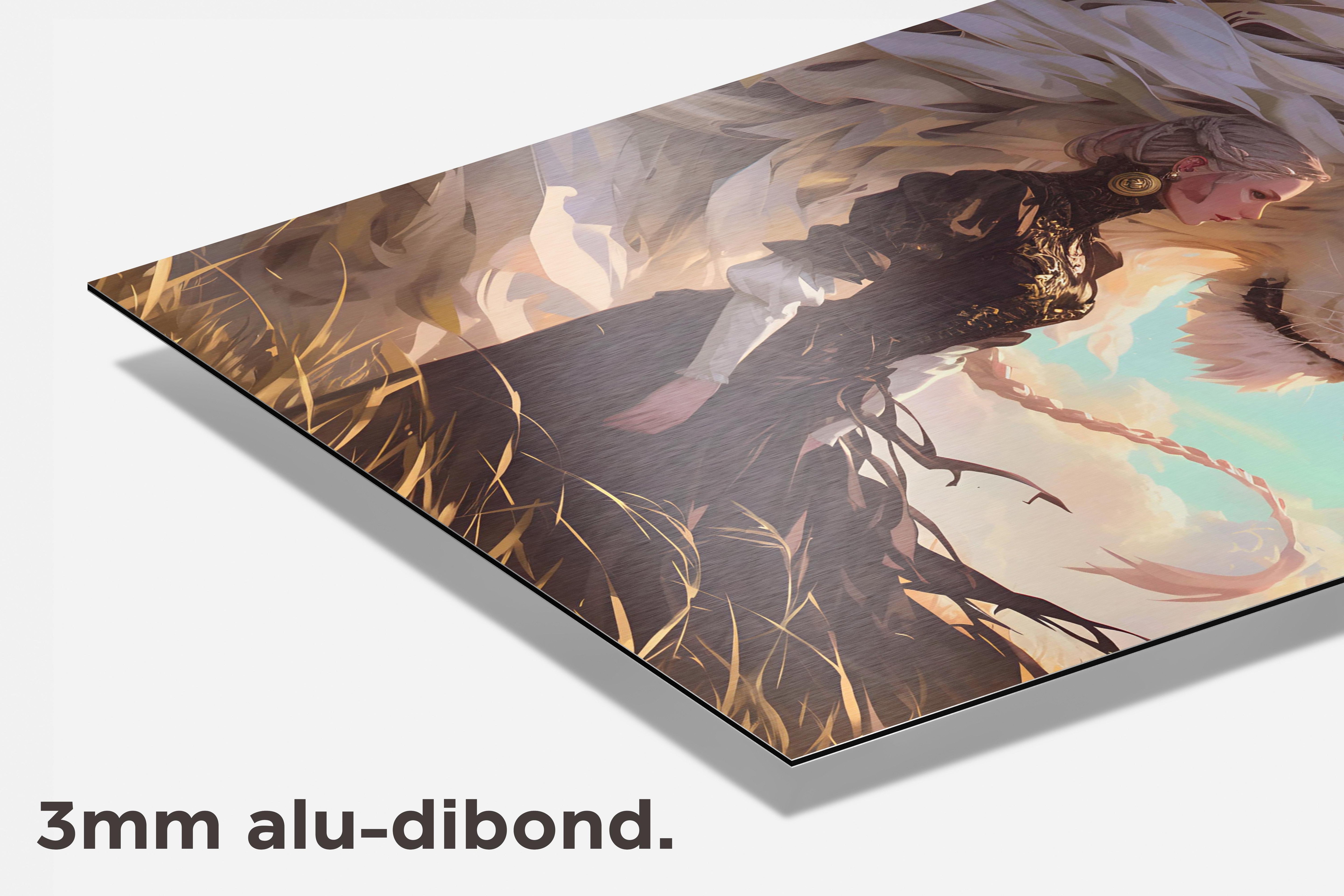 Leeuw Prinses dibond detail