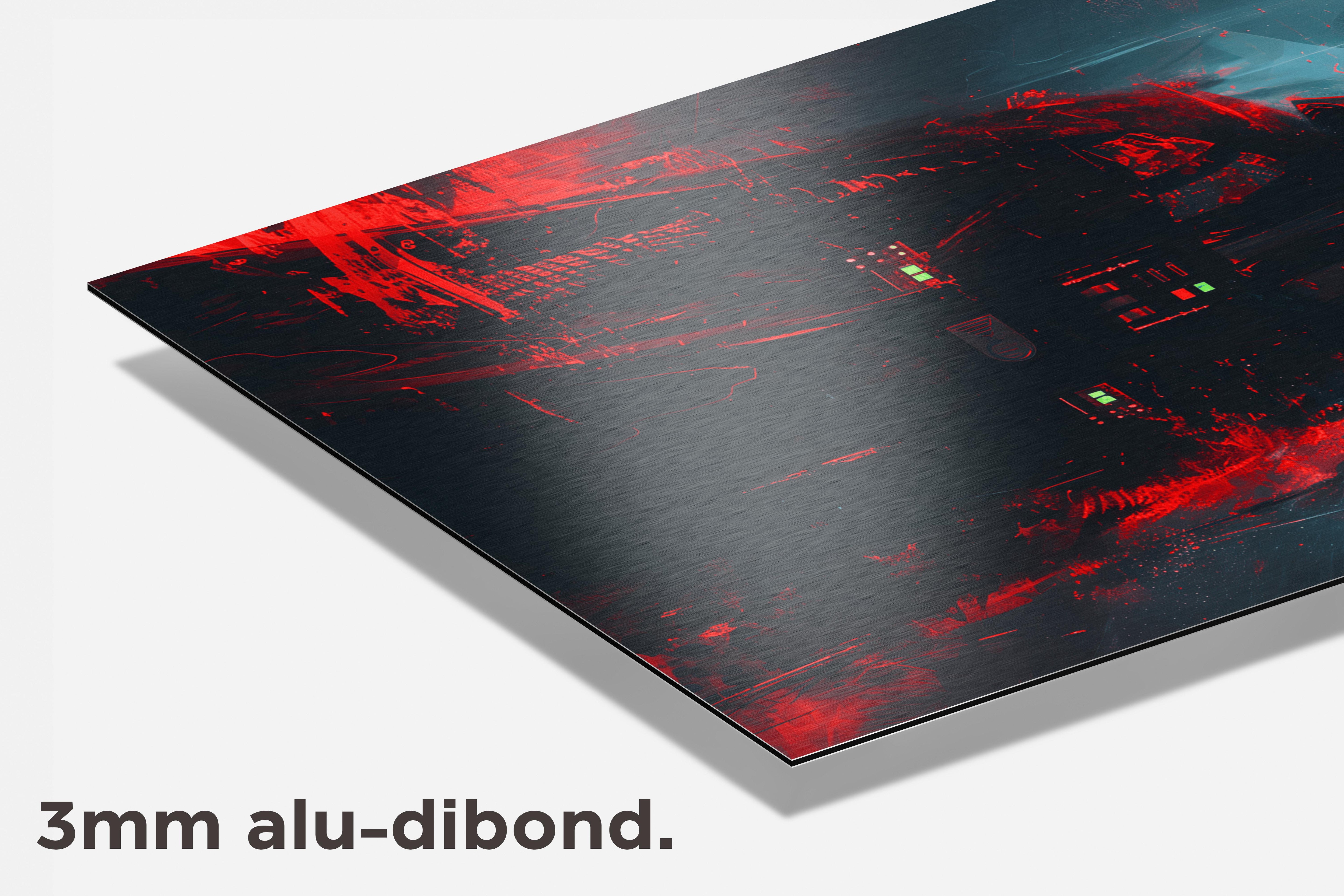 Darth Vader dibond detail