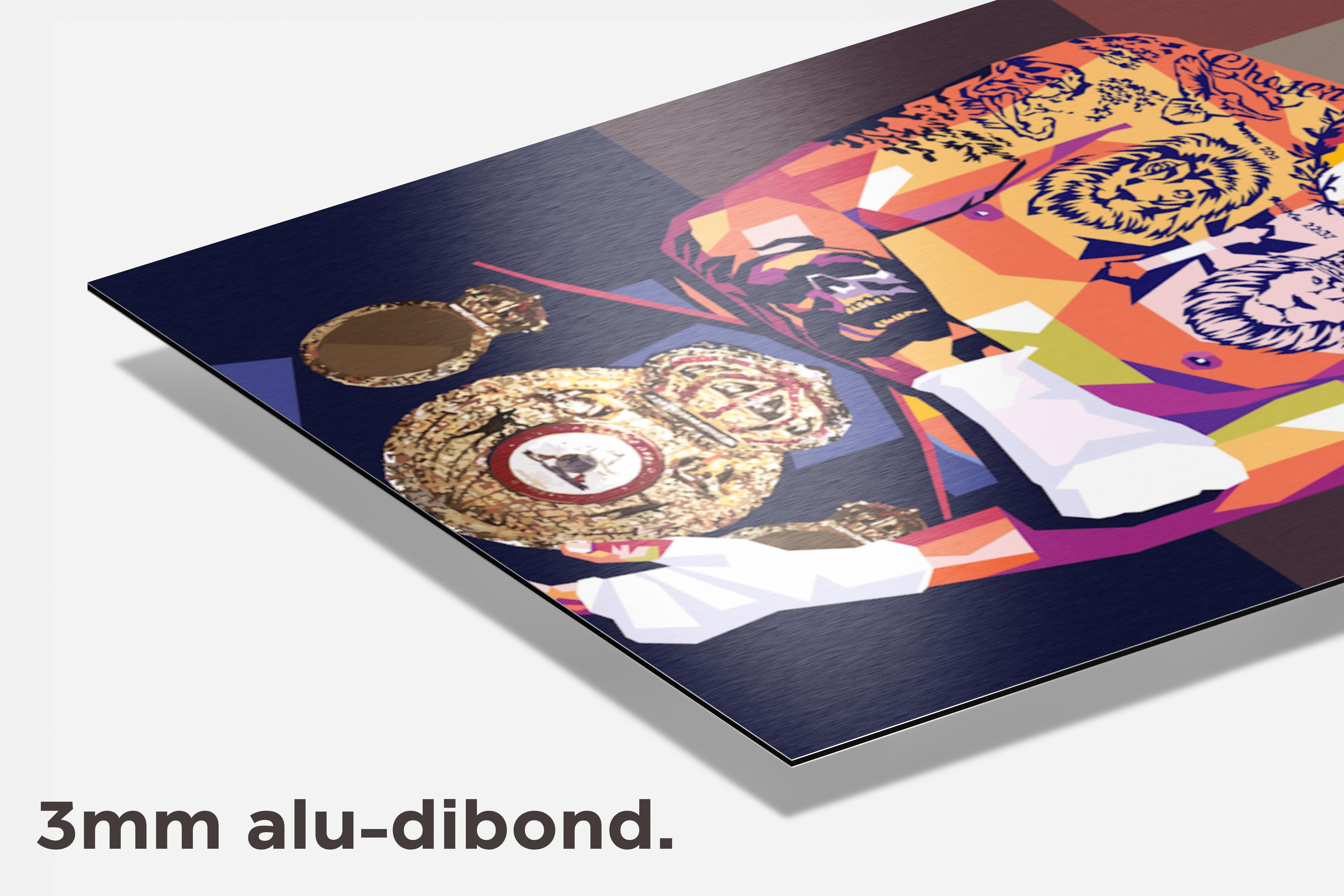 Ryan Garcia dibond detail