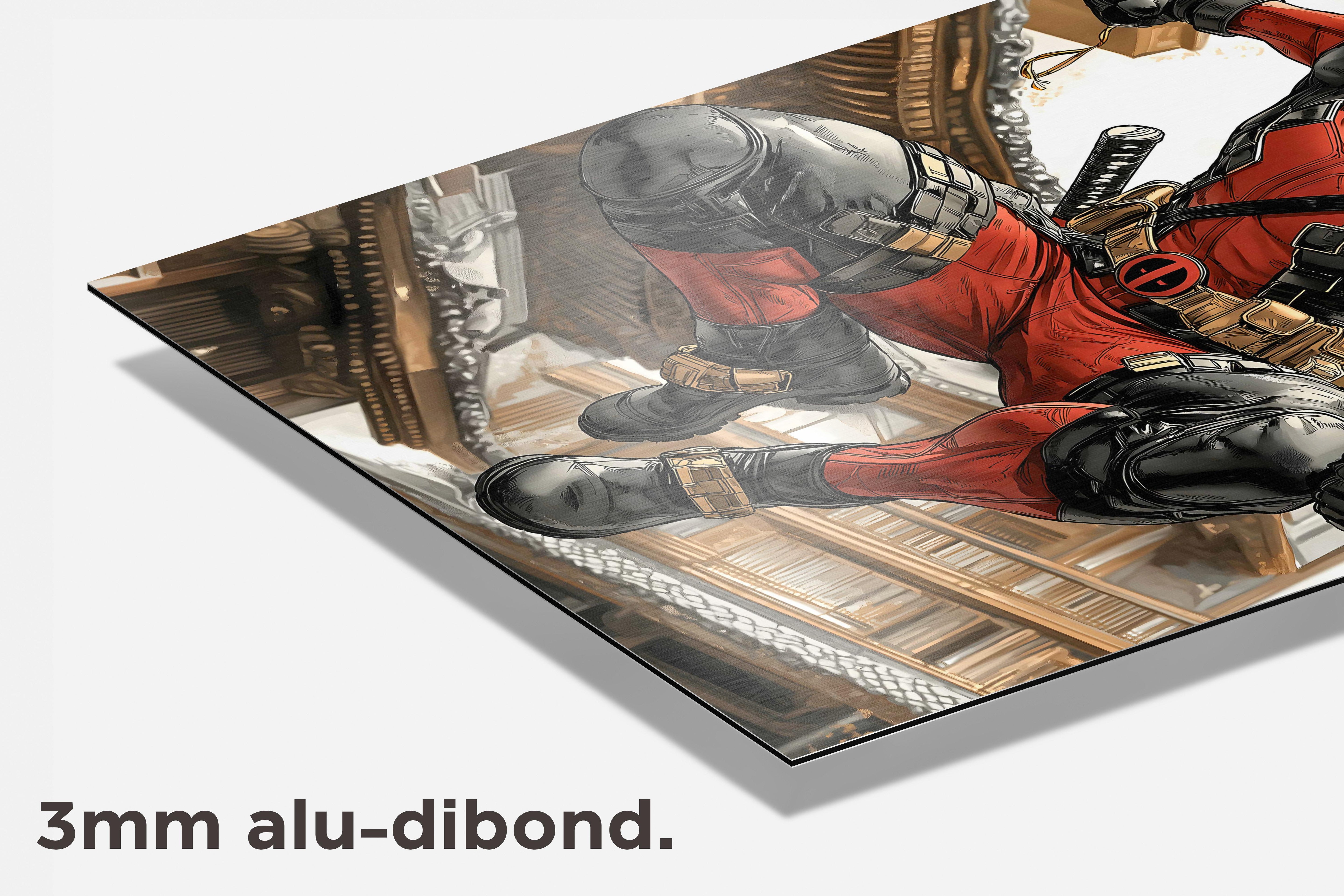Deadpool dibond detail