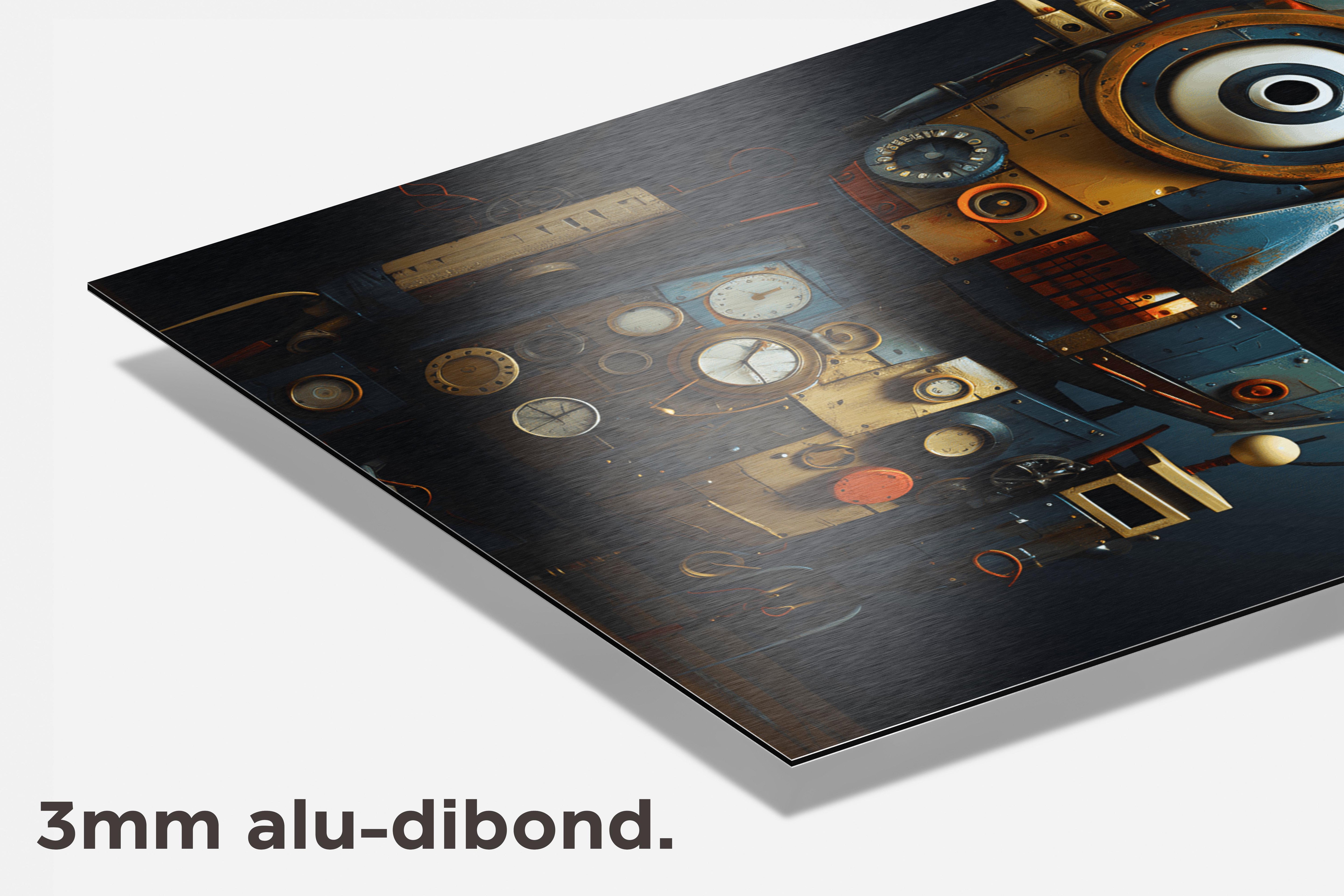 Kat Abstract dibond detail