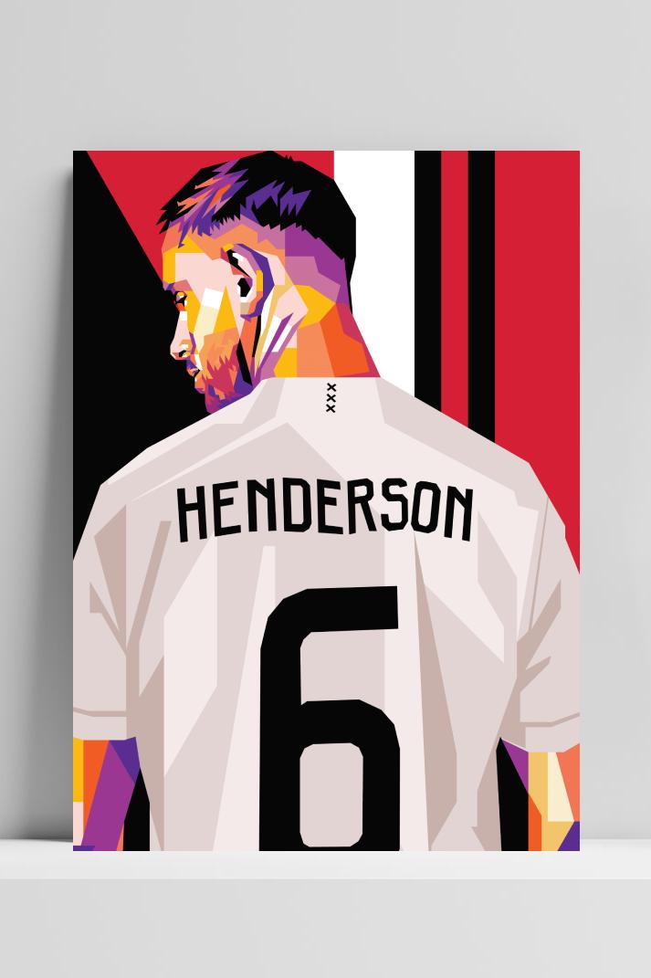 Henderson op 3mm aluminium dibond