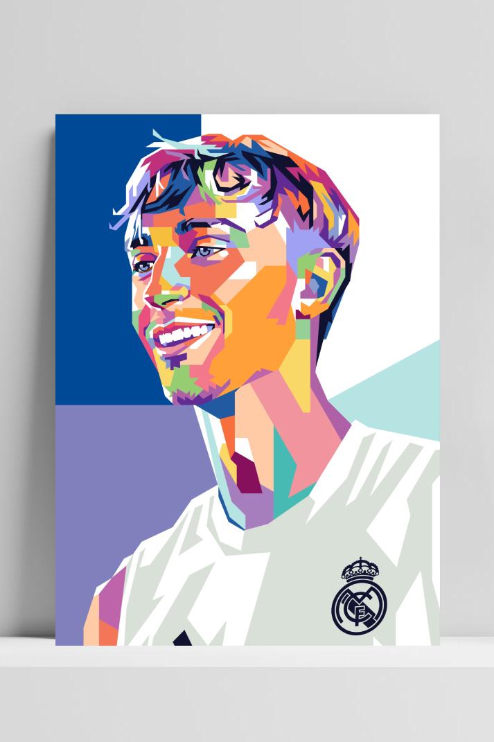 Dean Huijsen poster van 25 Artstreet